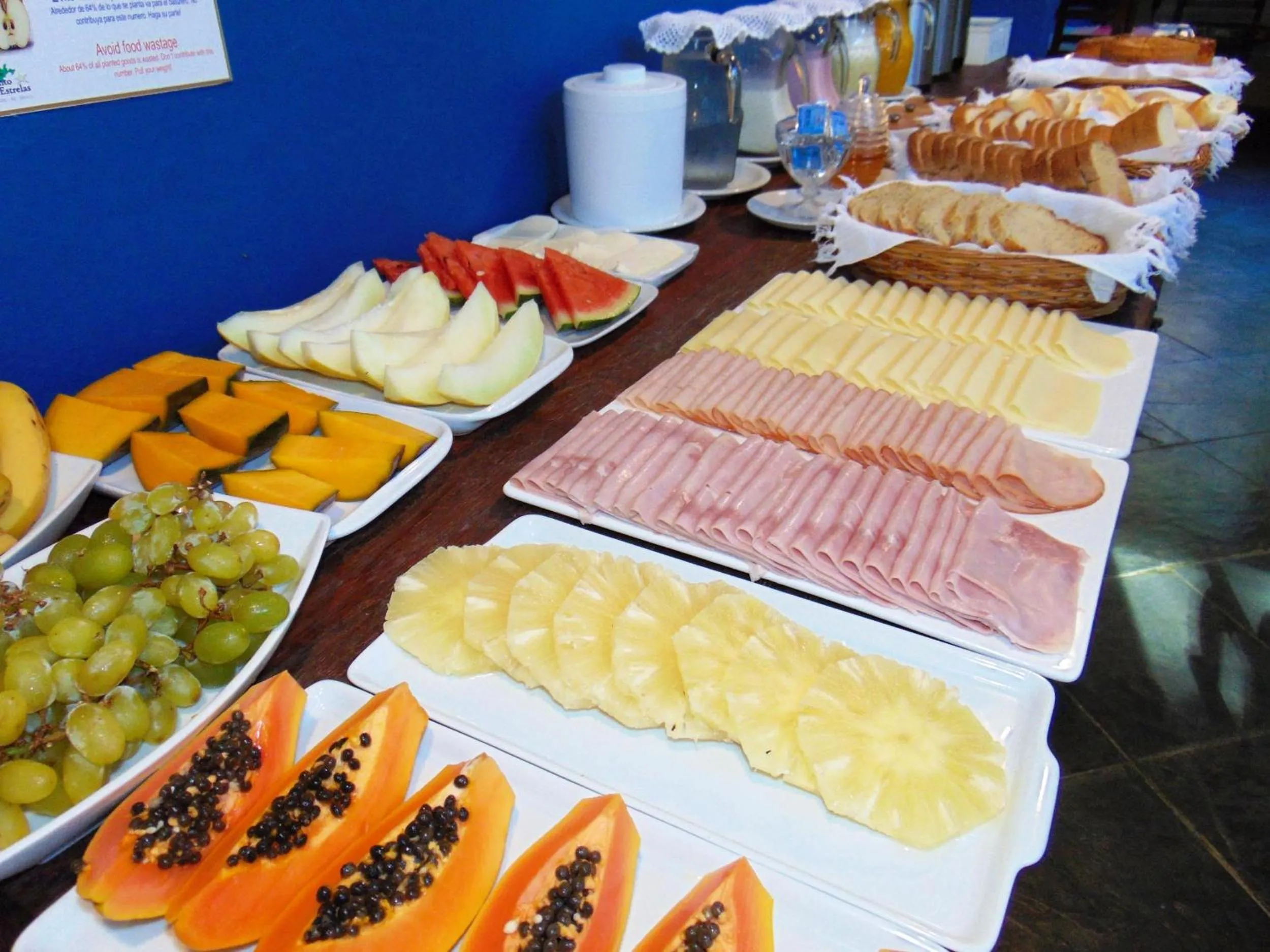 Breakfast in Pousada Recanto das Estrelas