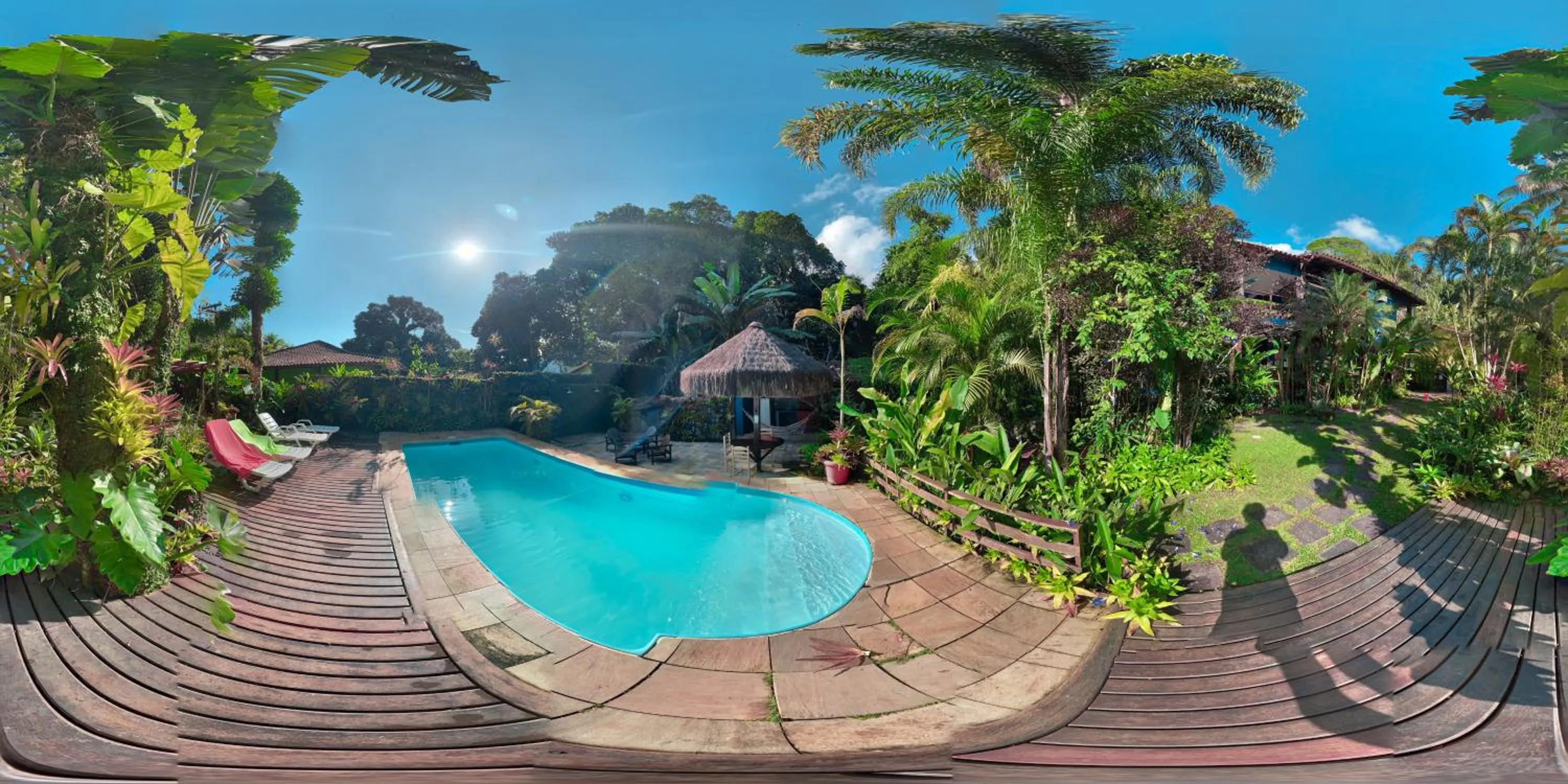 Swimming pool in Pousada Recanto das Estrelas