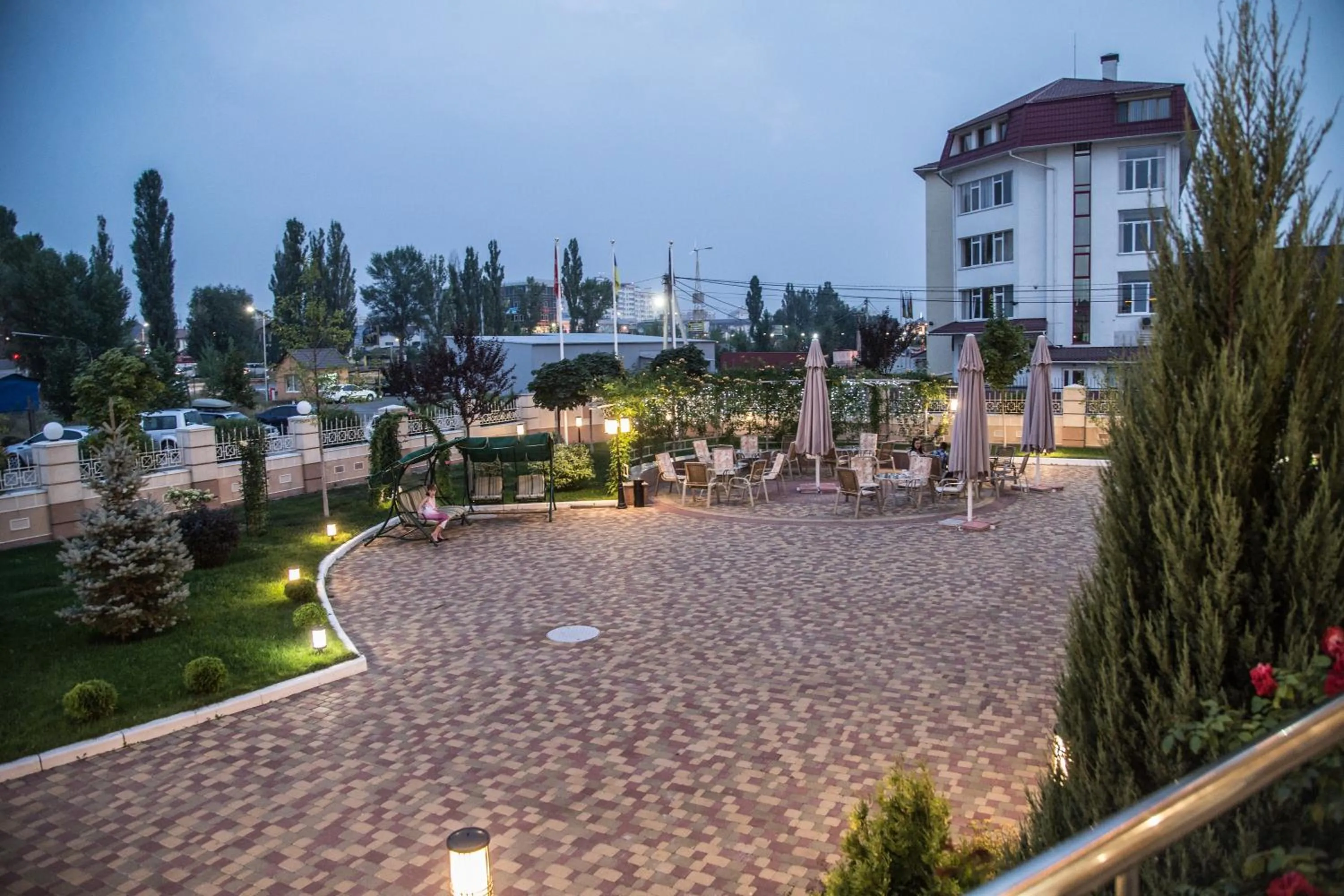 Patio in Sofievsky Posad Hotel
