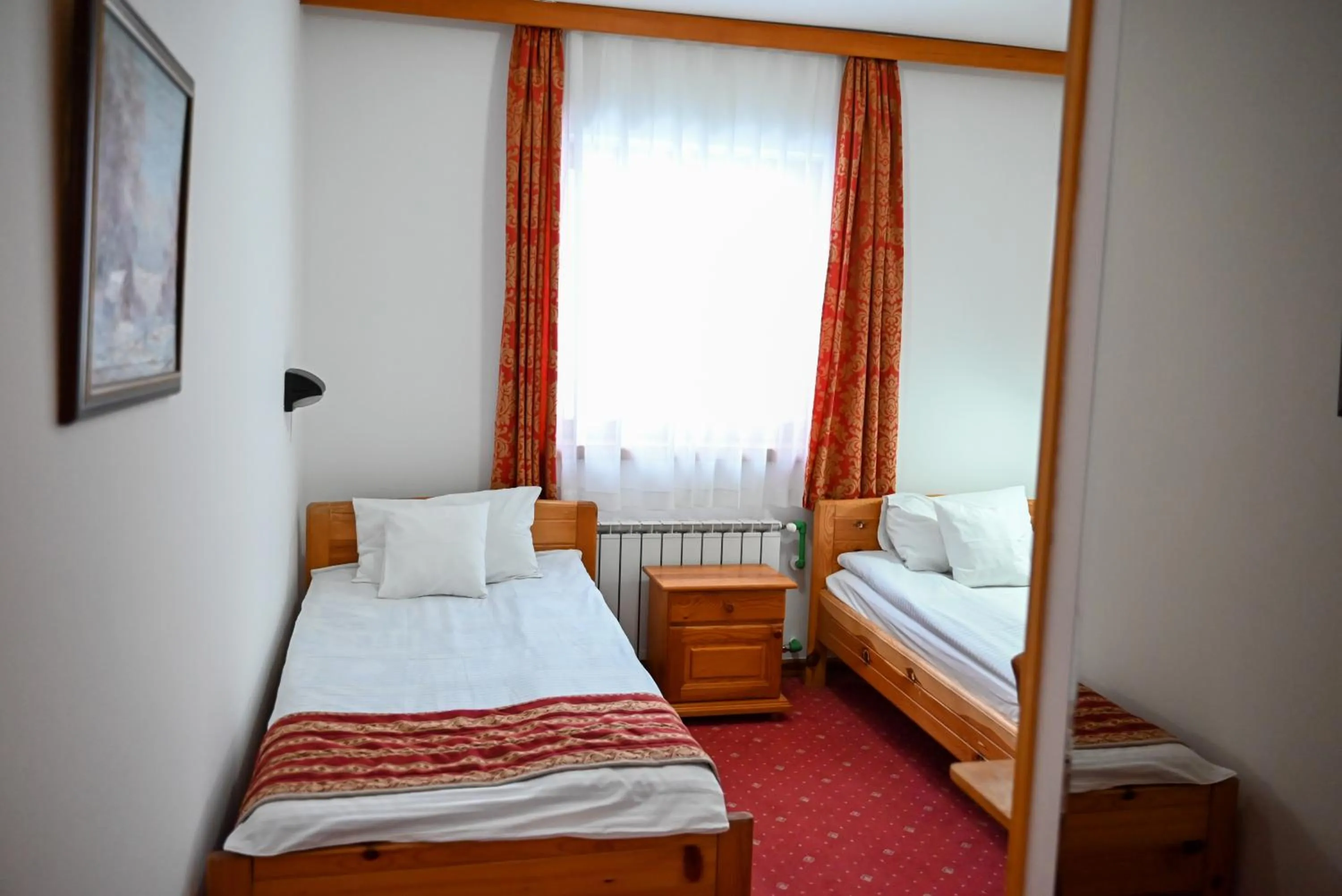 Bed in Hotel Kristal