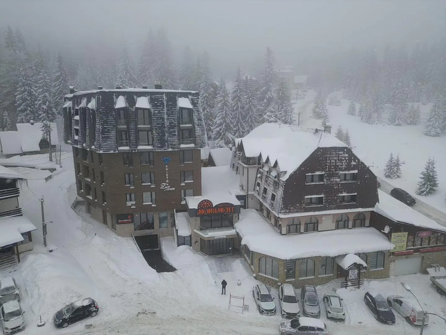 Property building in Hotel Kristal