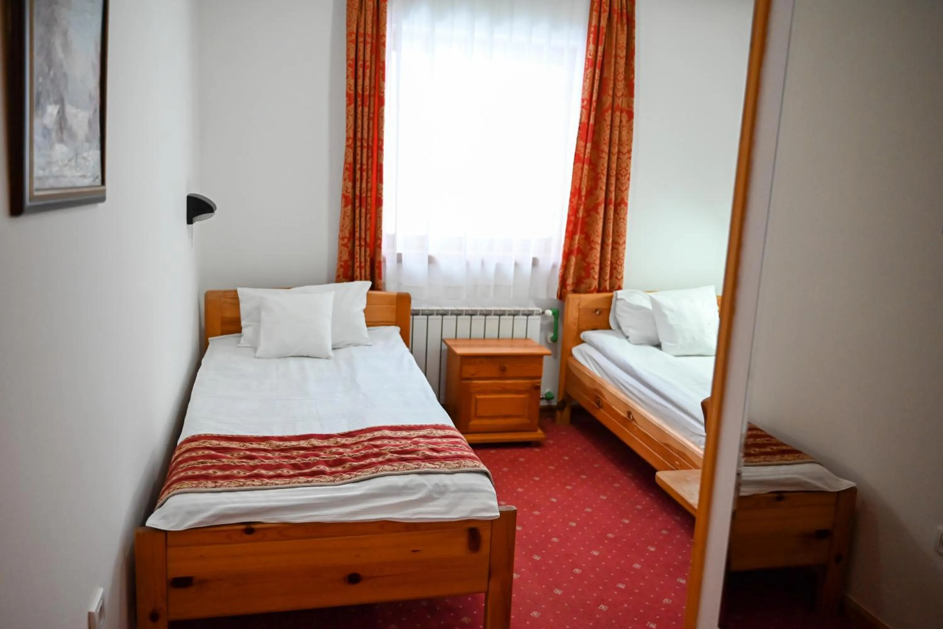 Bed in Hotel Kristal