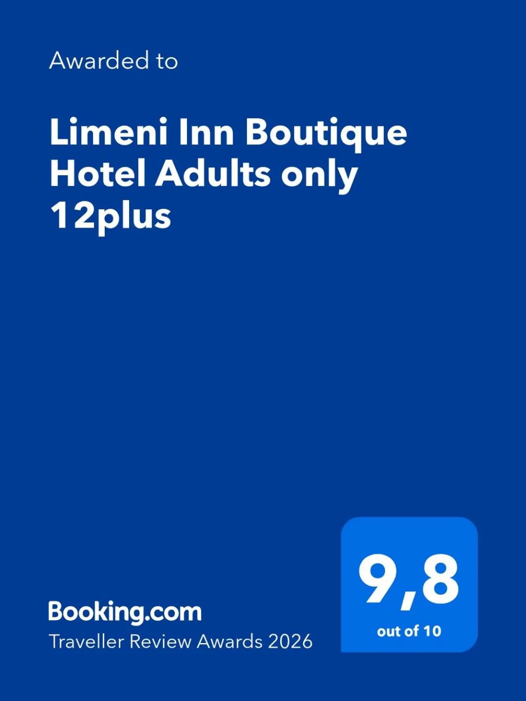 Limeni Inn Boutique Hotel Adults only 12plus