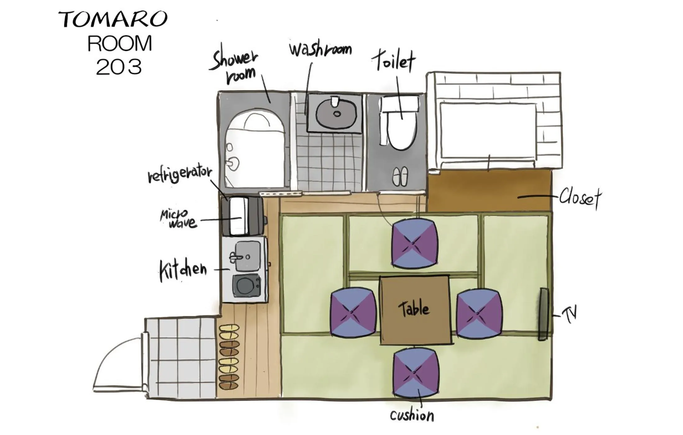 Floor plan in TOMARO Osaka Bay