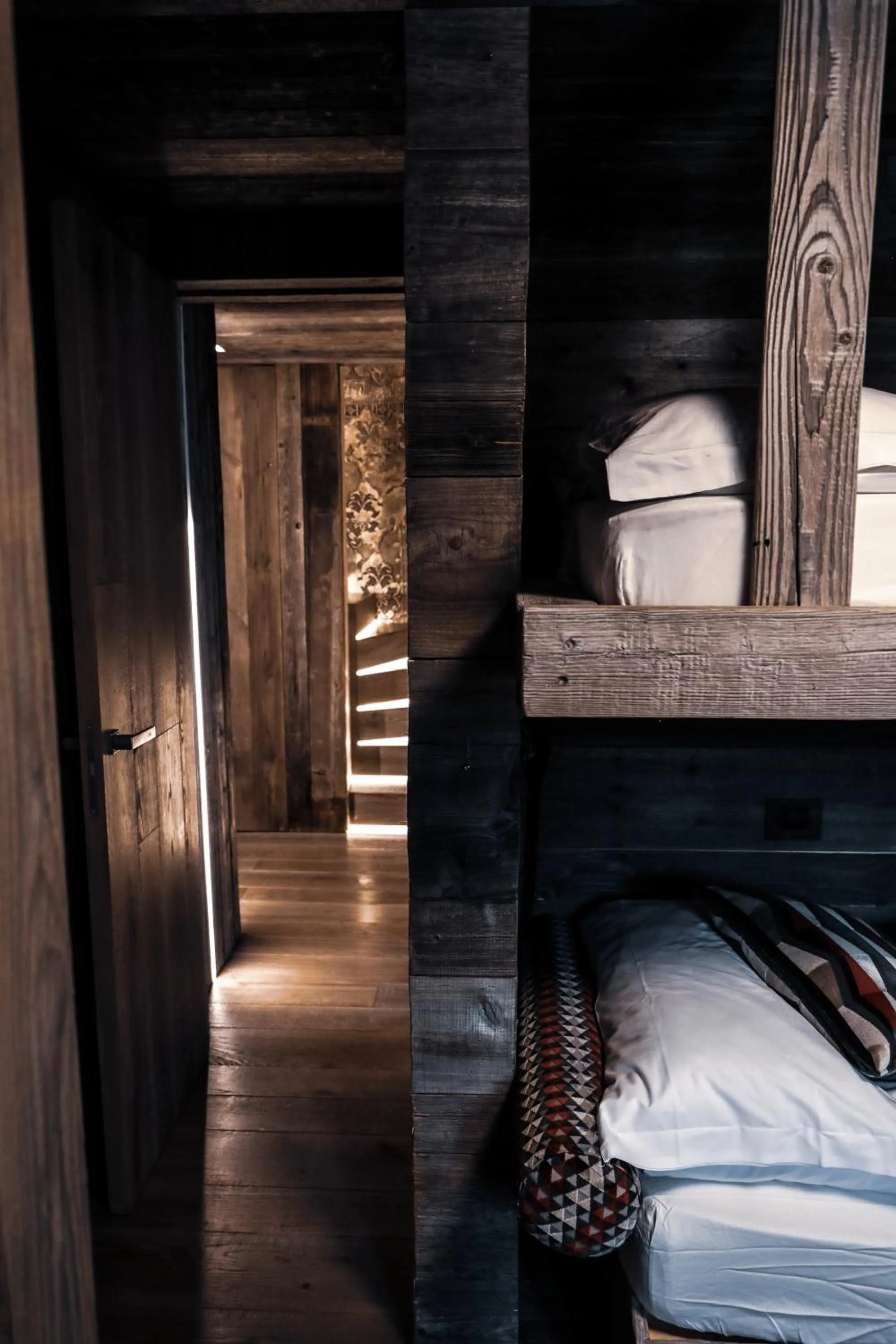 Bed in Art Hotel Grivola