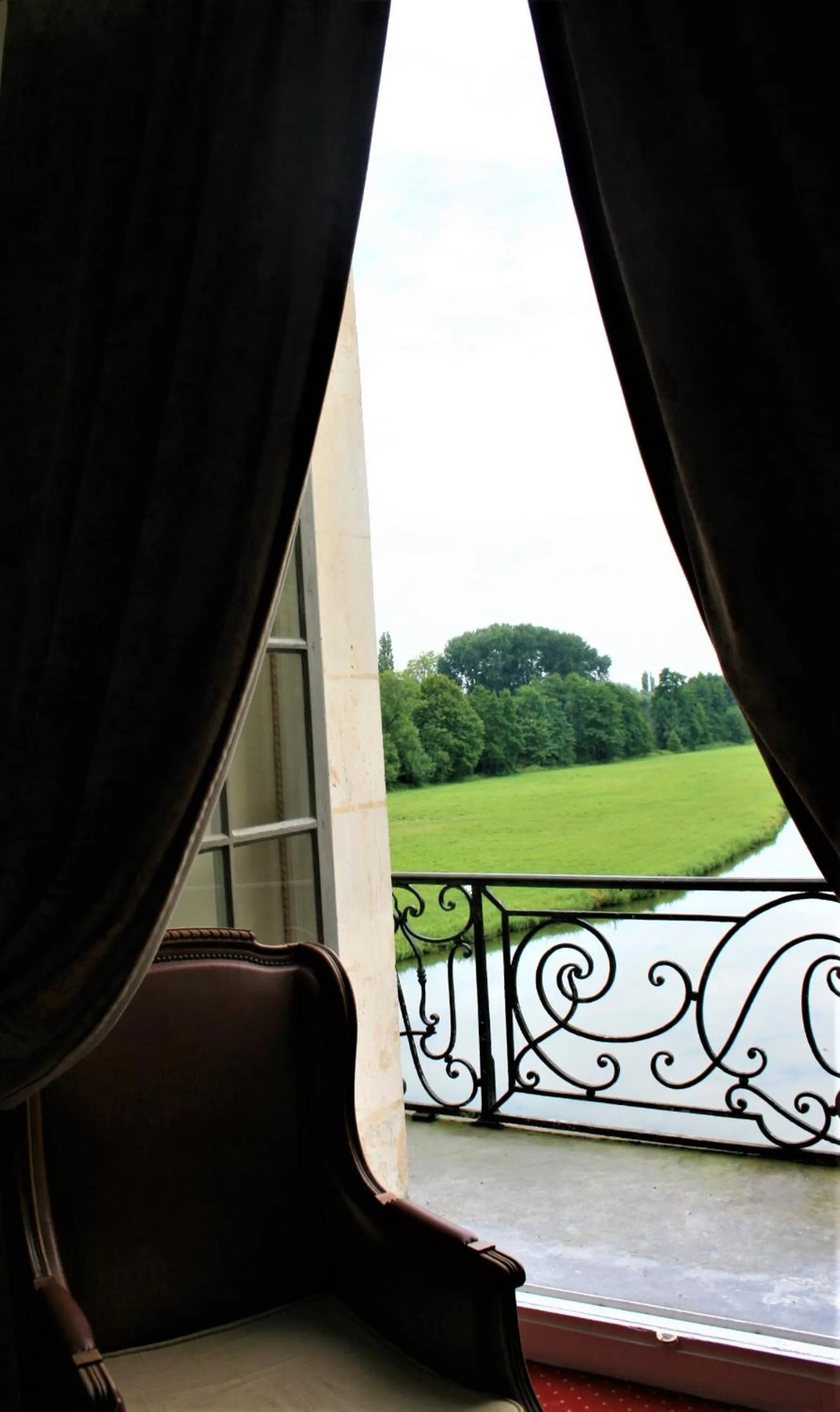 Natural landscape in Château d'Ermenonville