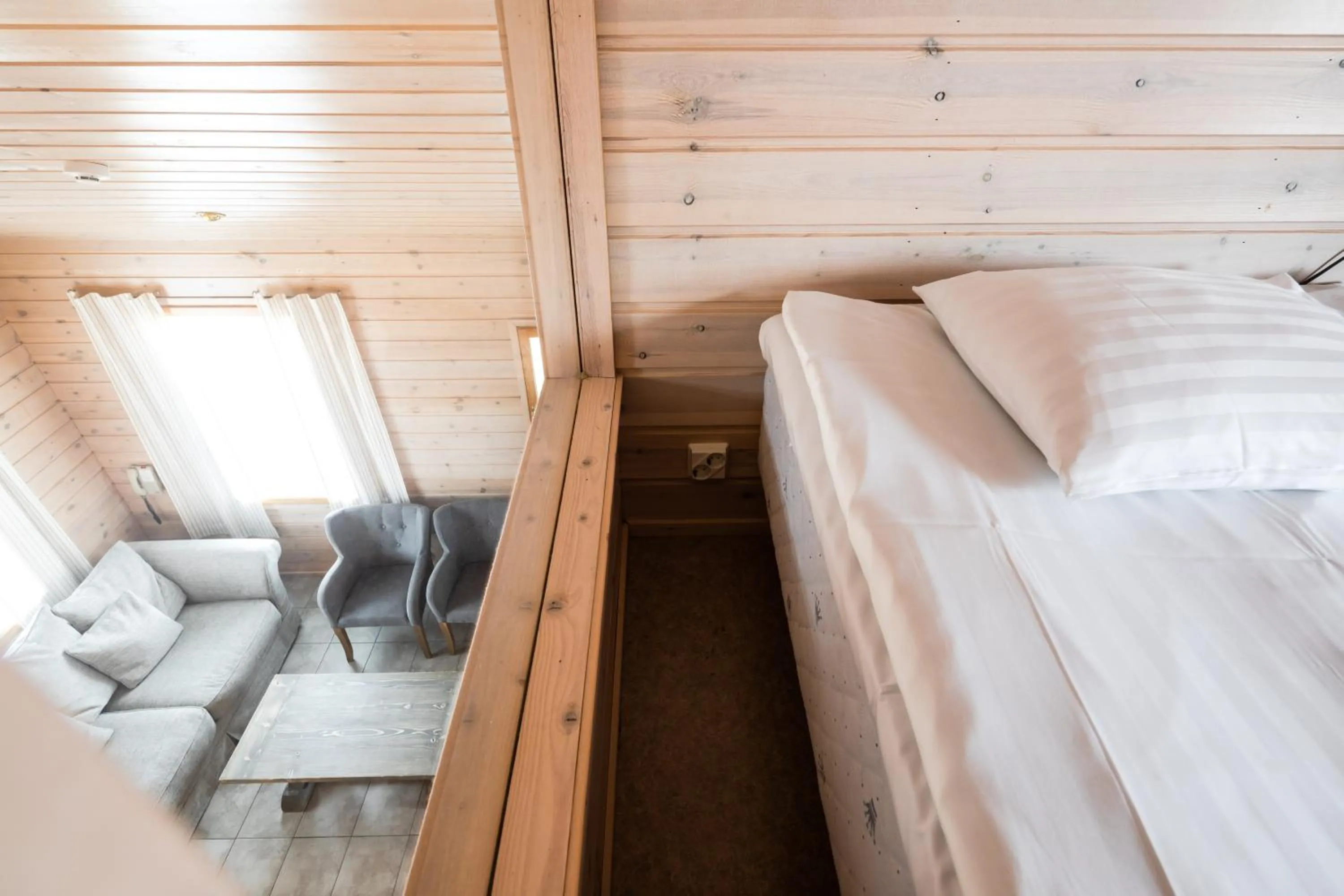 Bed in Lapland Hotels Ounasvaara Chalets