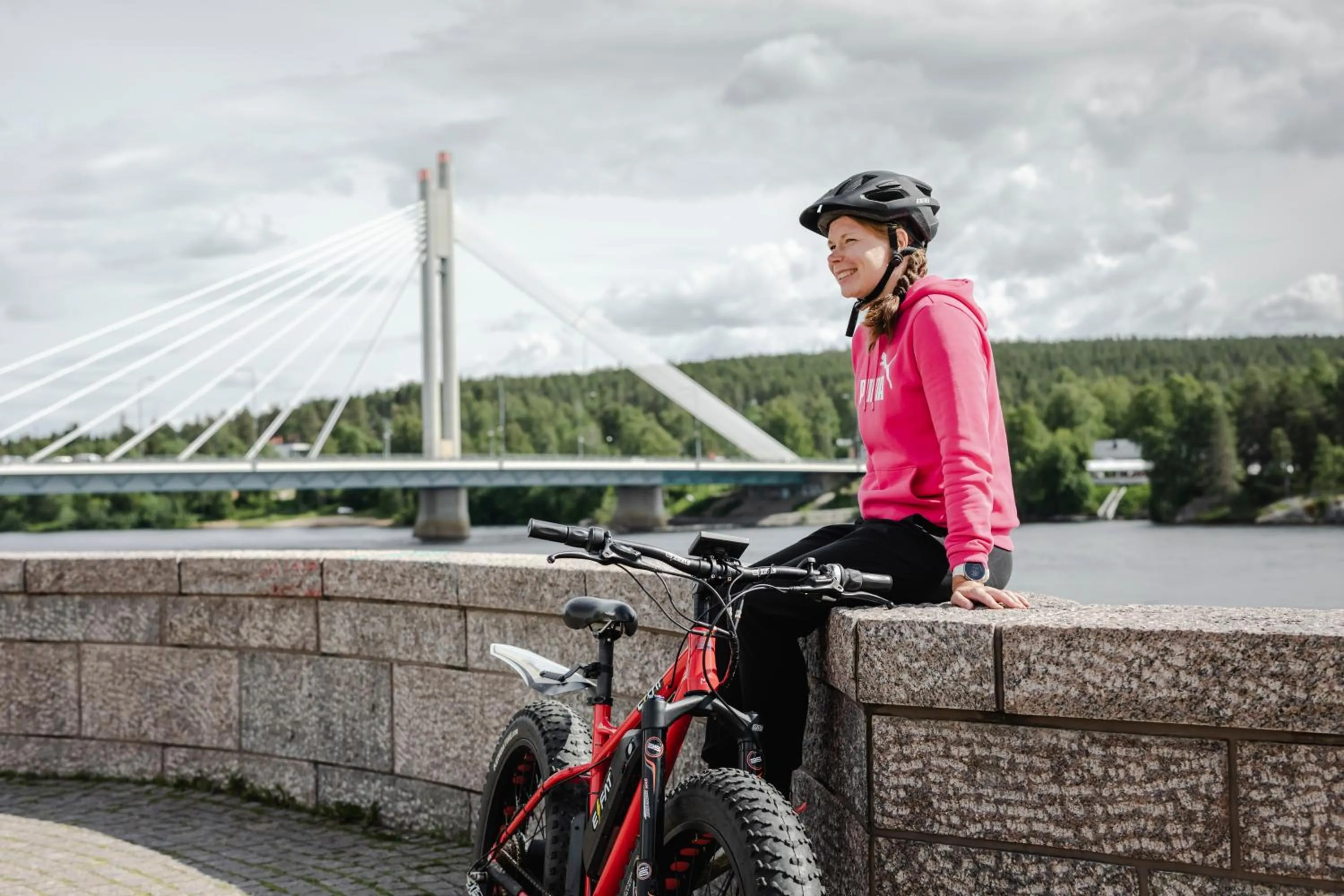 Cycling in Lapland Hotels Ounasvaara Chalets