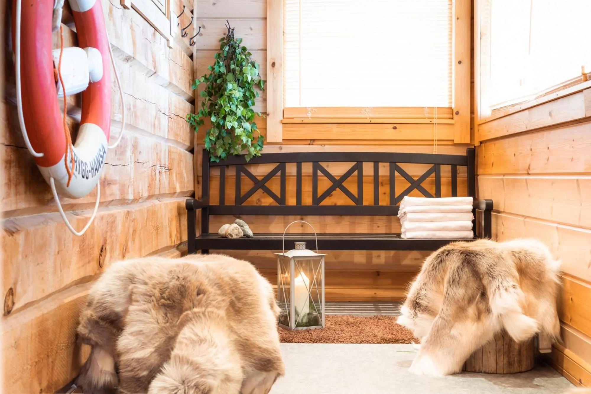 Sauna in Lapland Hotels Ounasvaara Chalets