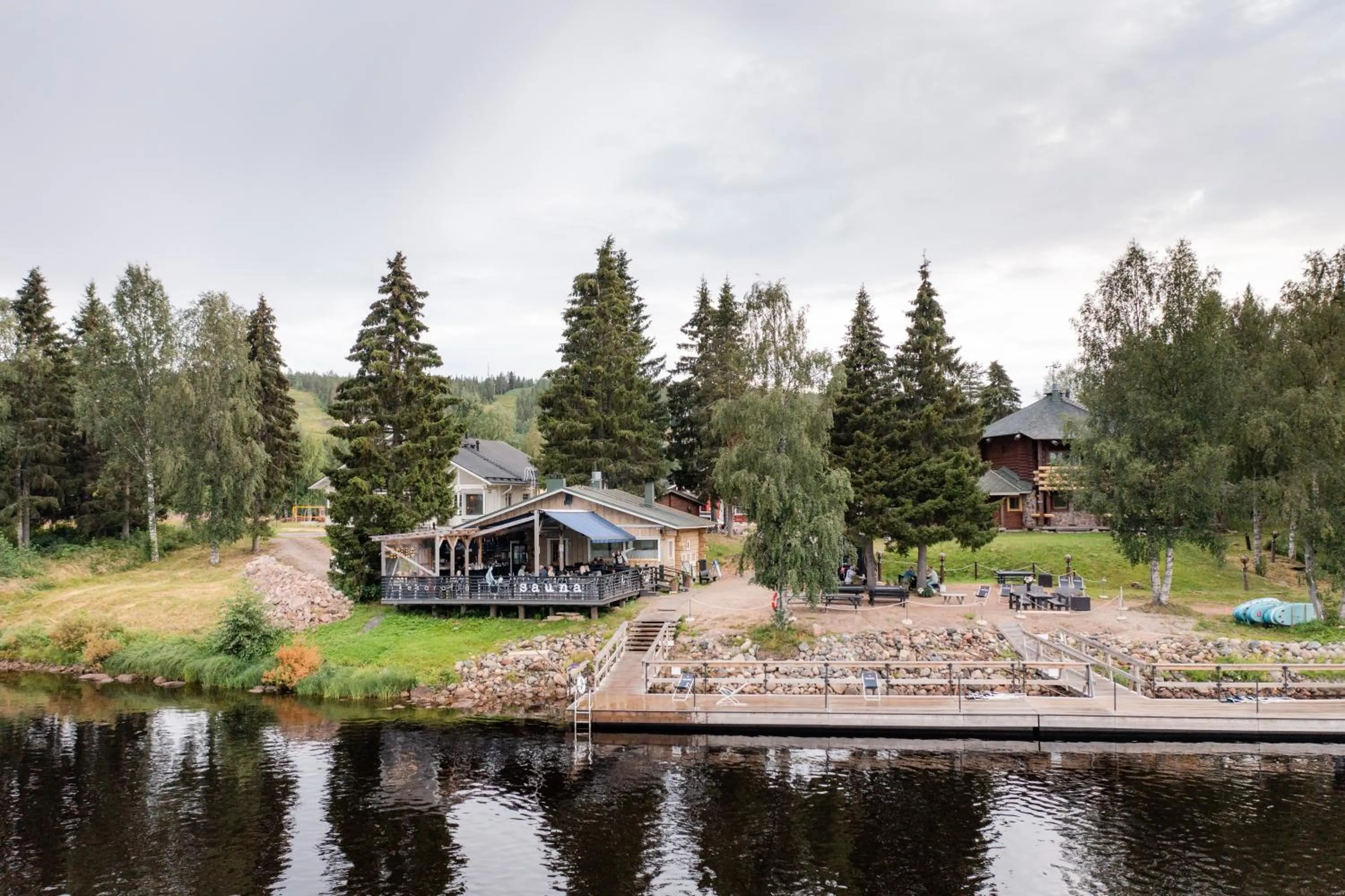 Property building in Lapland Hotels Ounasvaara Chalets