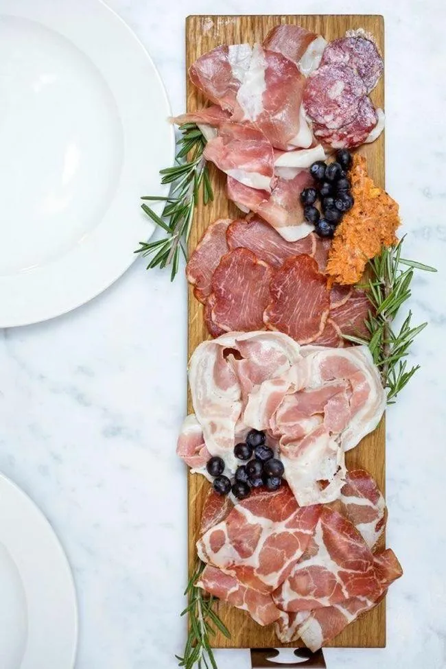 Italian breakfast in Villa Riviera Hotel Udine