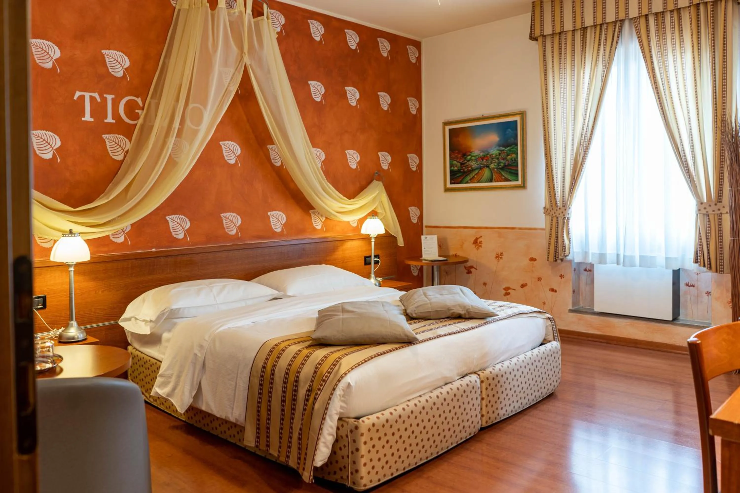 Bed in Villa Riviera Hotel Udine