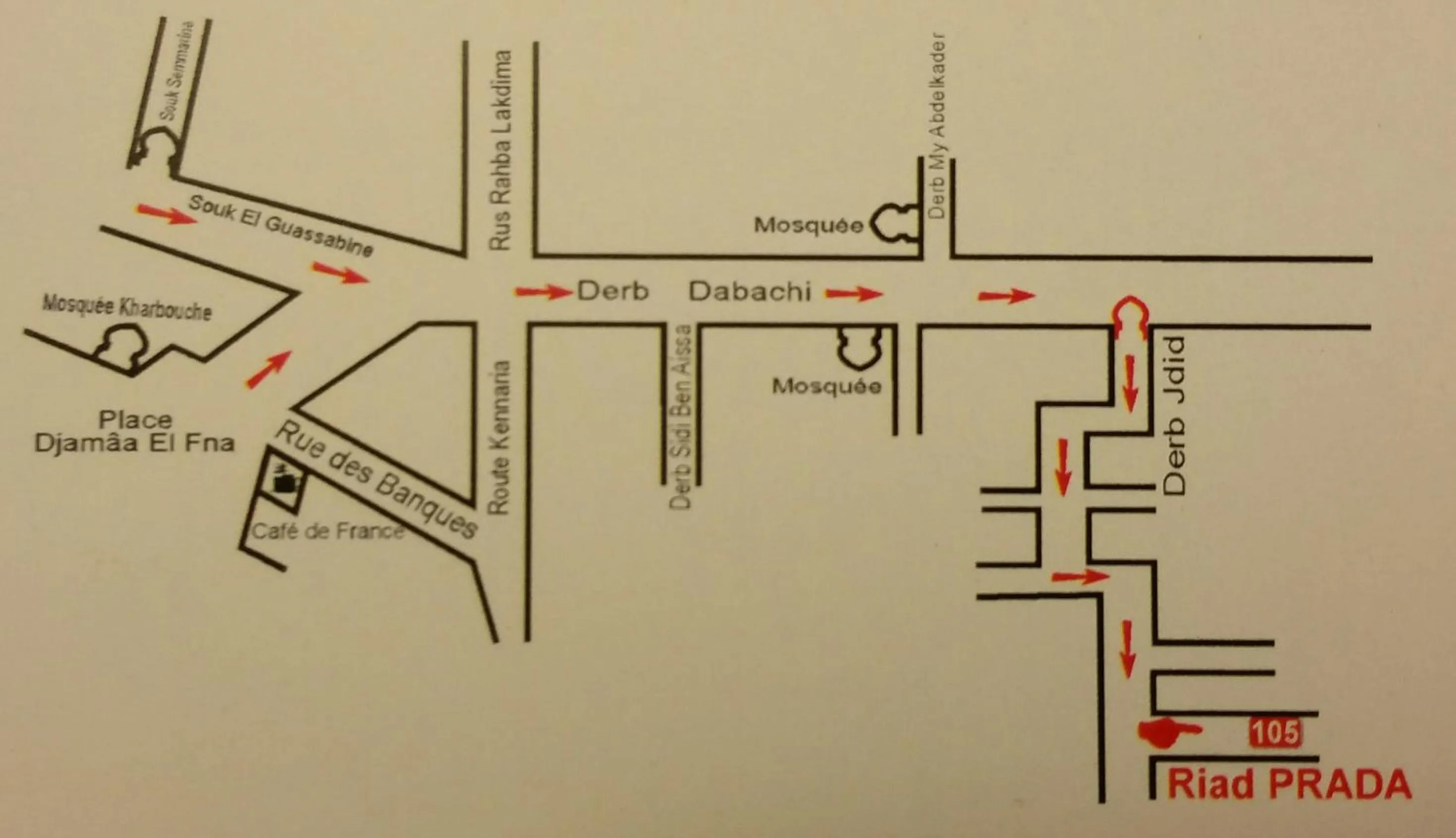 On site in Riad Prada