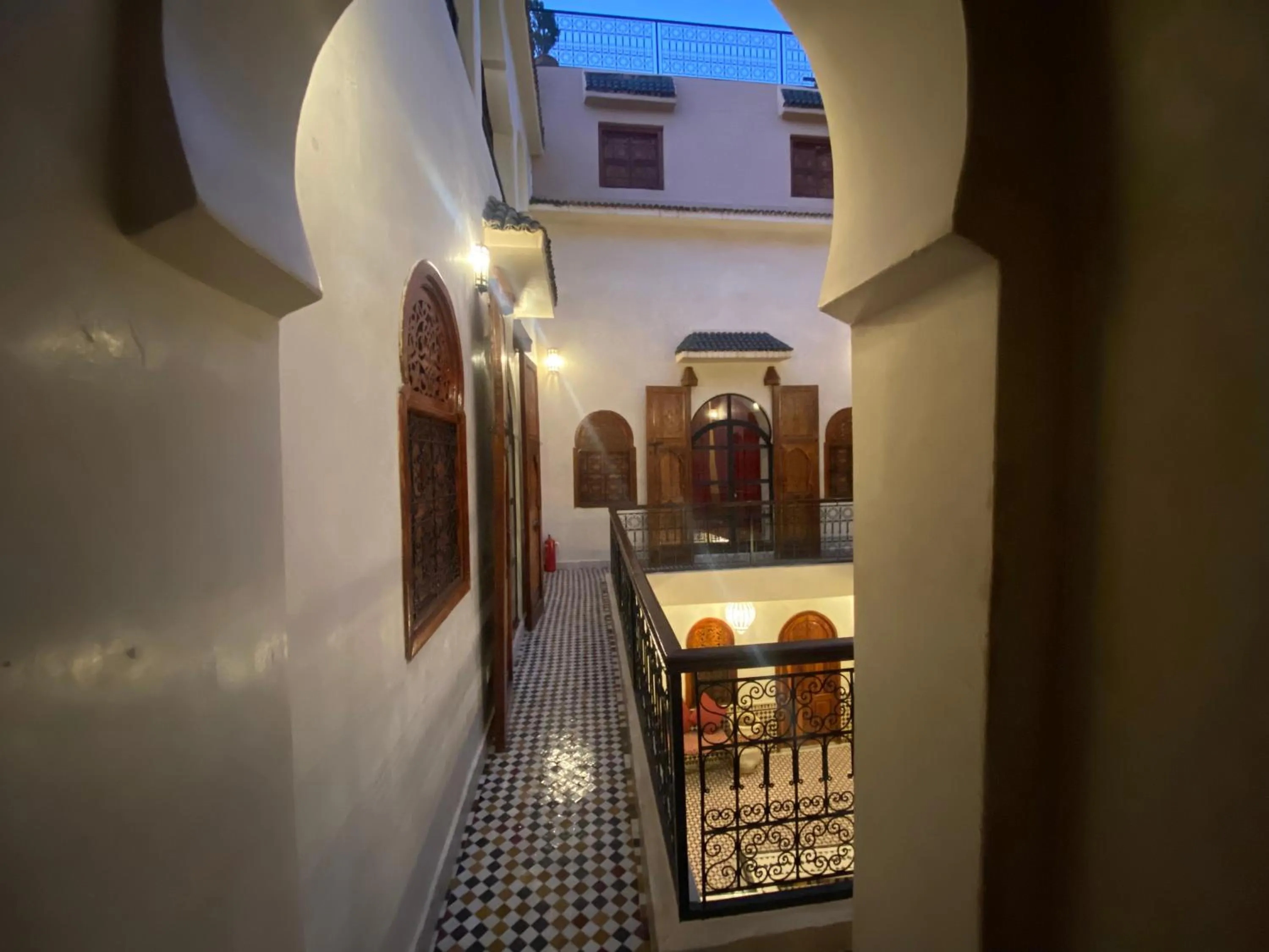 Patio in Riad Prada