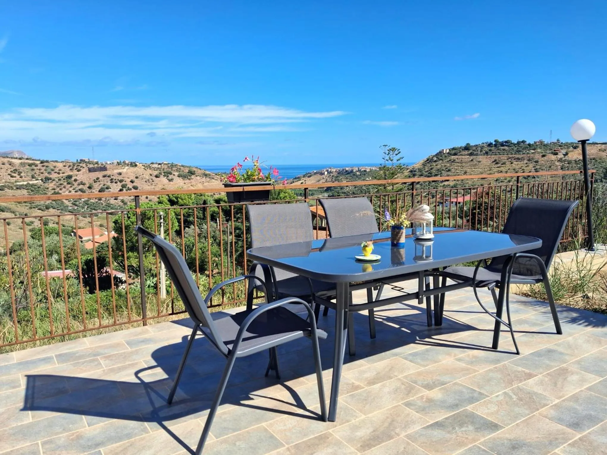 Balcony/Terrace in Granatelli Holiday Home