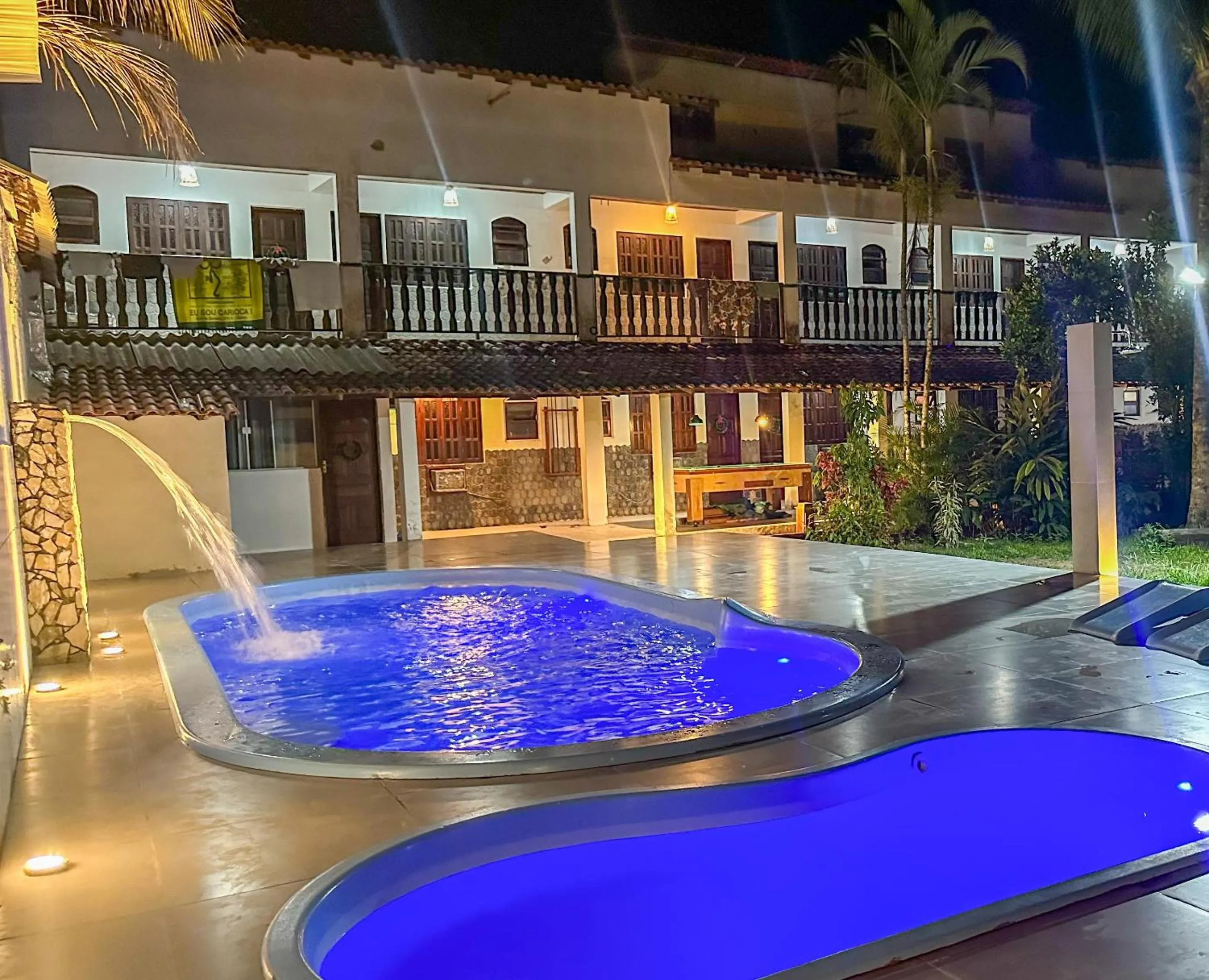 Swimming pool in Alfa Mar Pousada