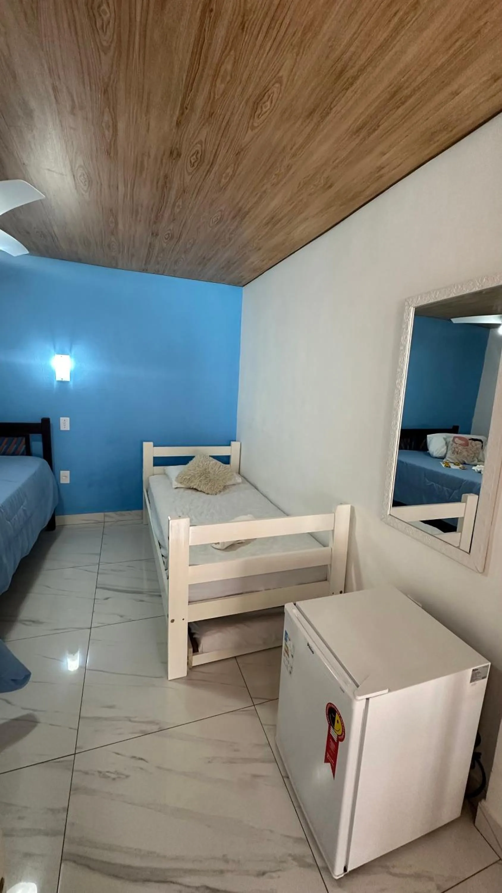 Bed in Alfa Mar Pousada