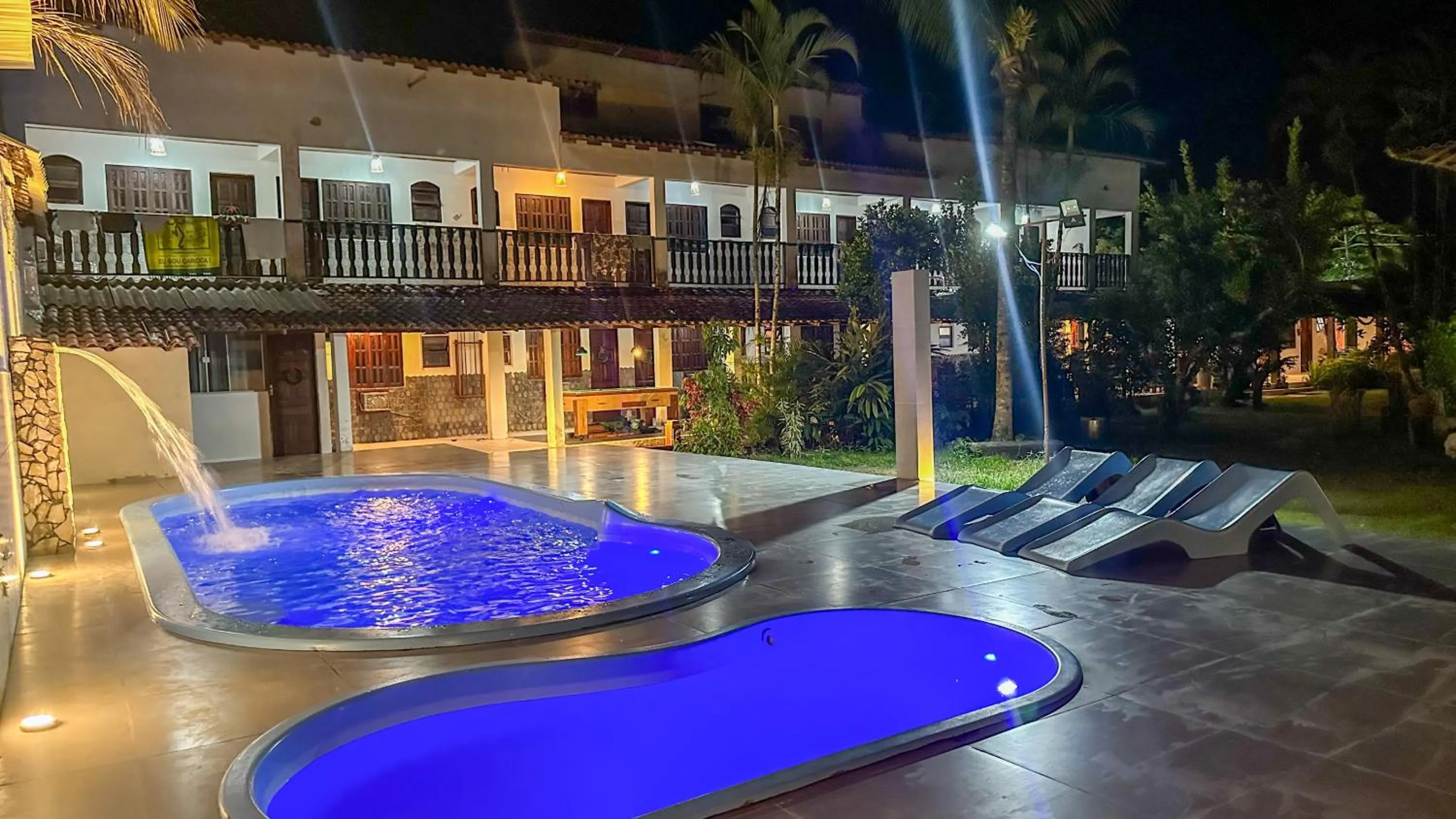 Swimming pool in Alfa Mar Pousada