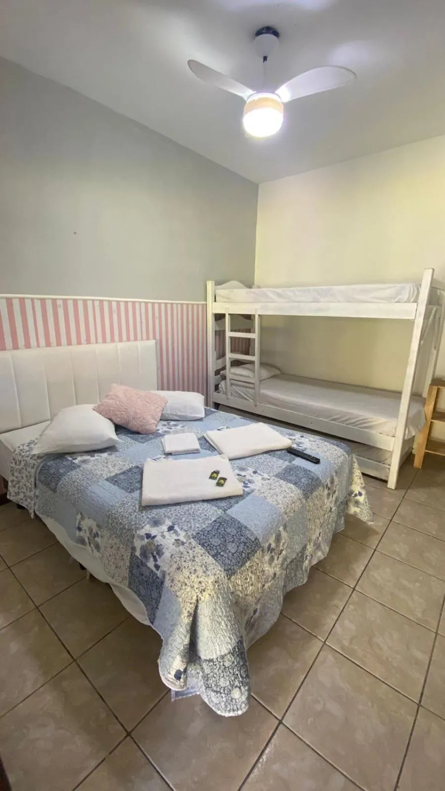 Bed in Alfa Mar Pousada