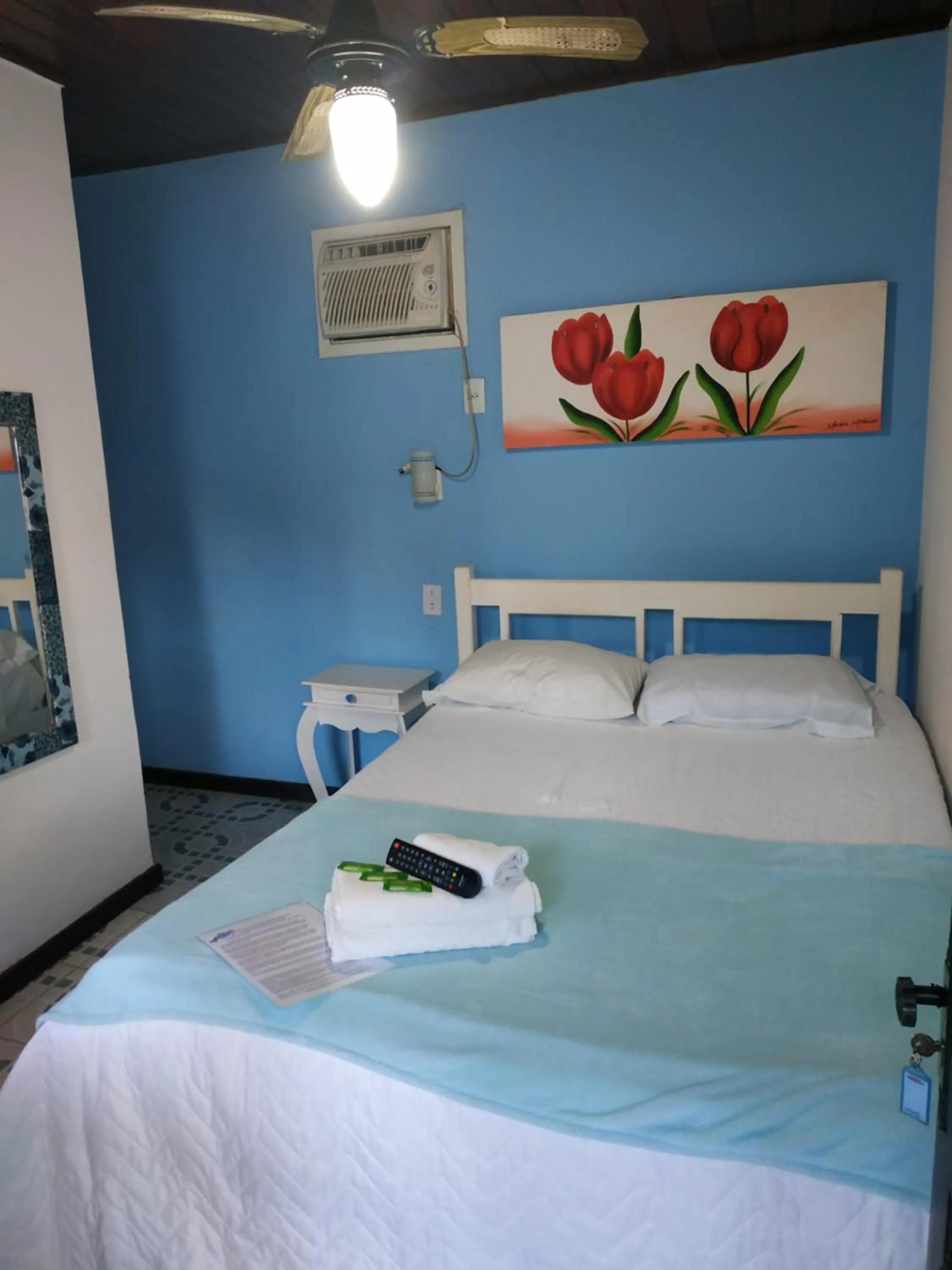 Bed in Alfa Mar Pousada