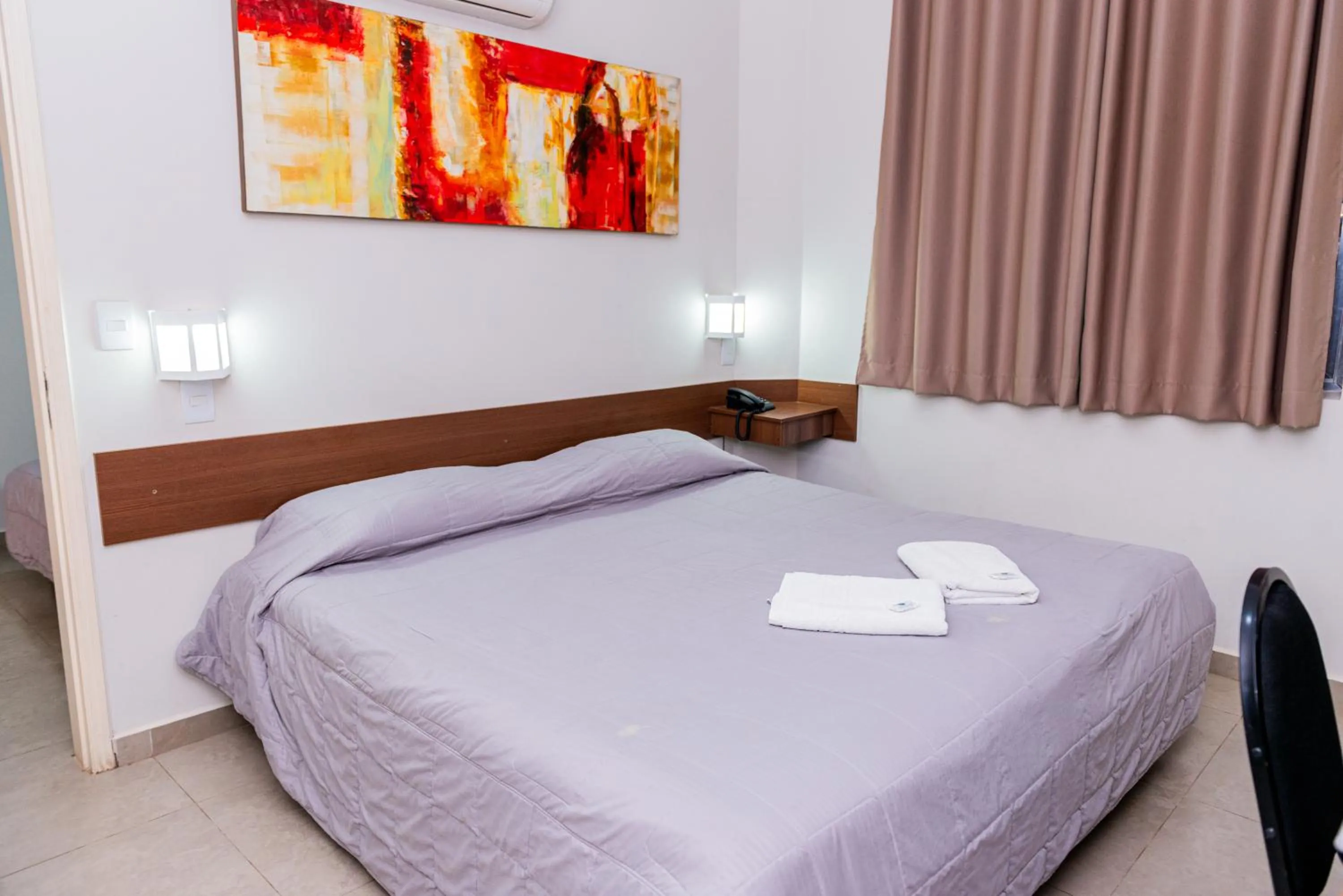 Bed in Hotel Fernandão