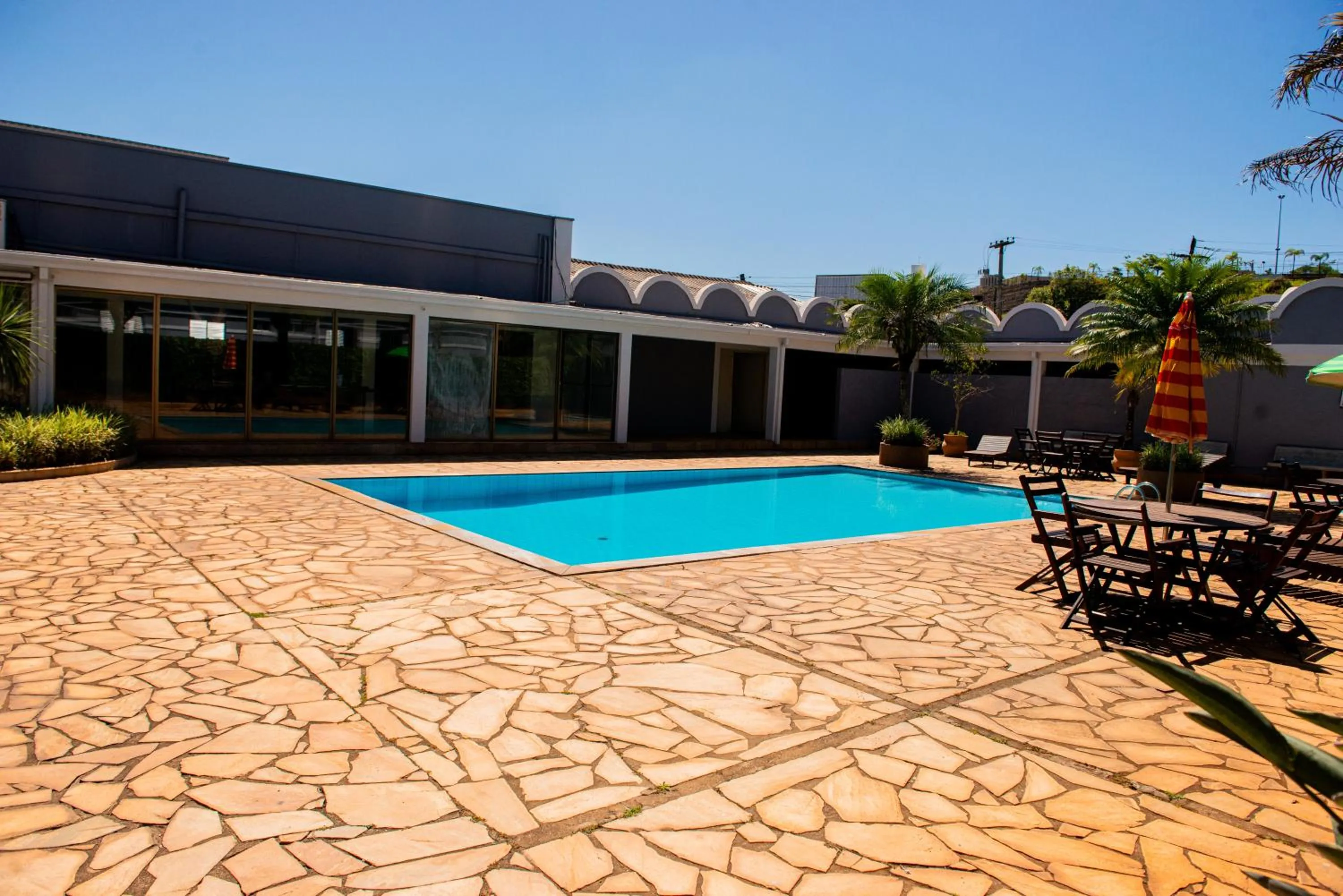 Pool view in Hotel Fernandão