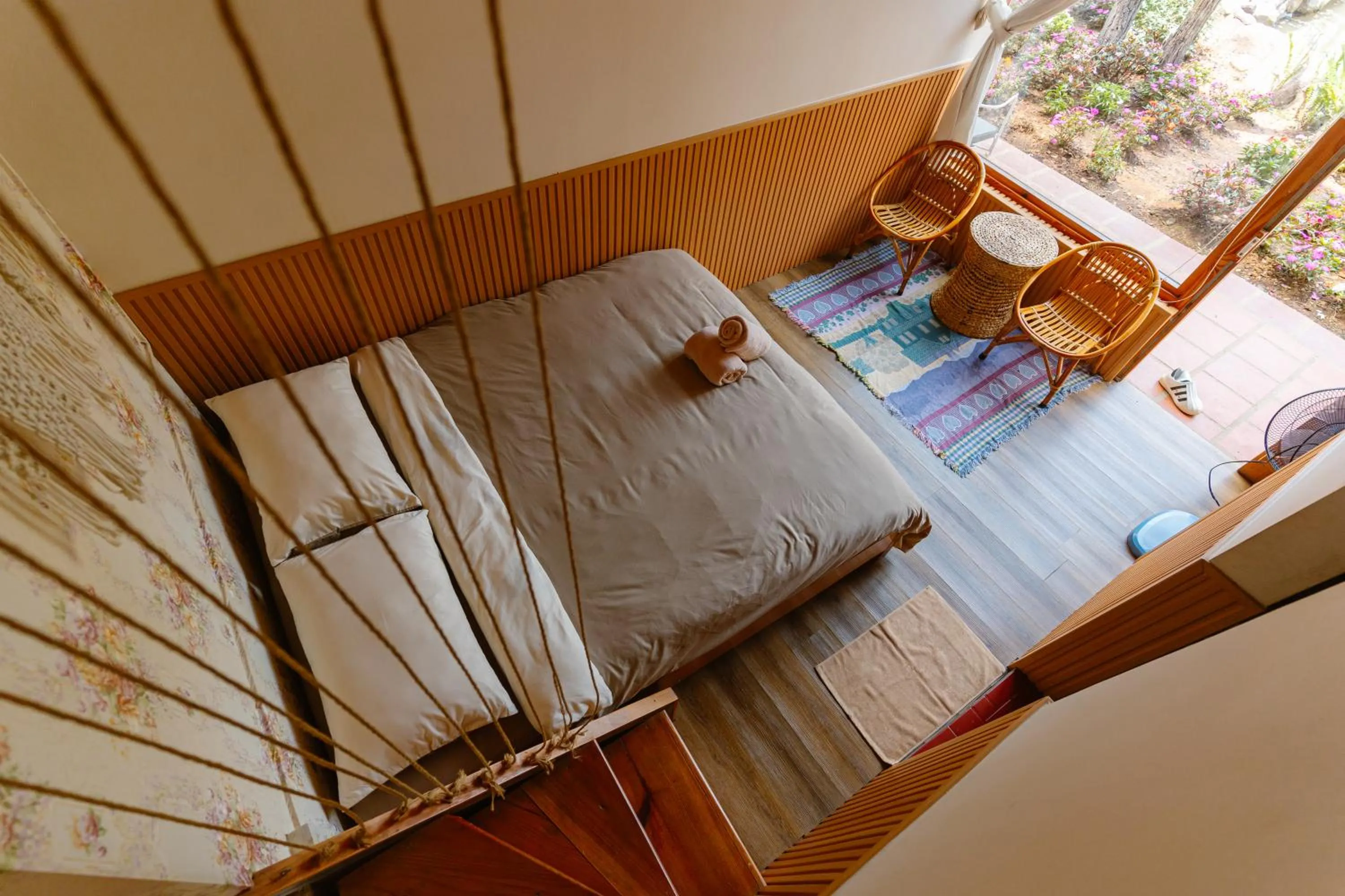Living room, Bed in Hoàng Gia Trang