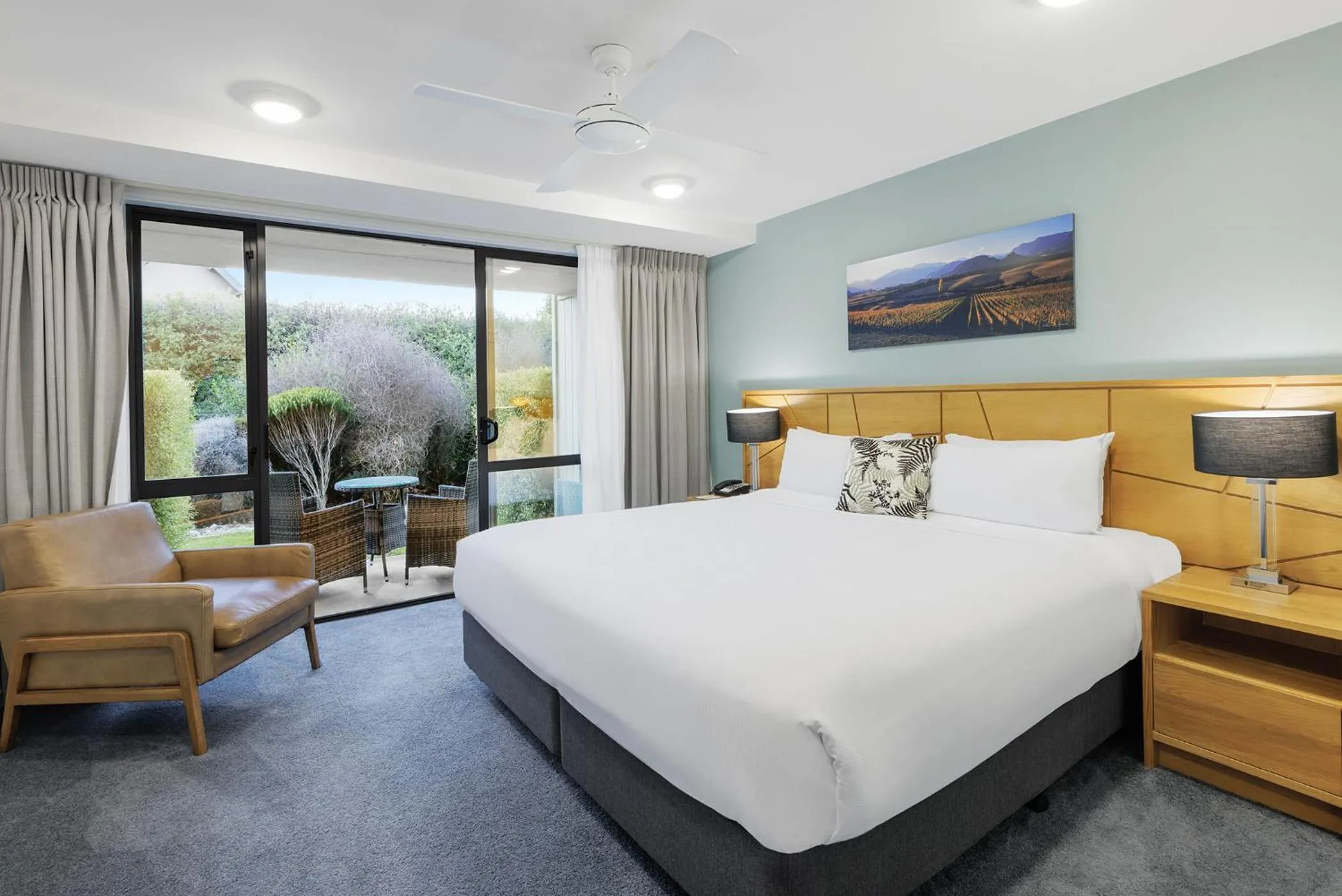 Bedroom, Bed in Club Wyndham Wanaka, Trademark Collection by Wyndham