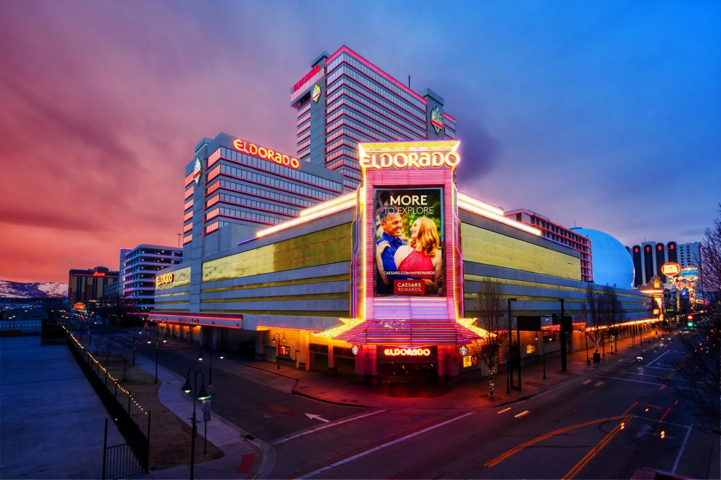Property building in Eldorado Reno, A Caesars Destination Property building in Eldorado Reno, A Caesars Destination