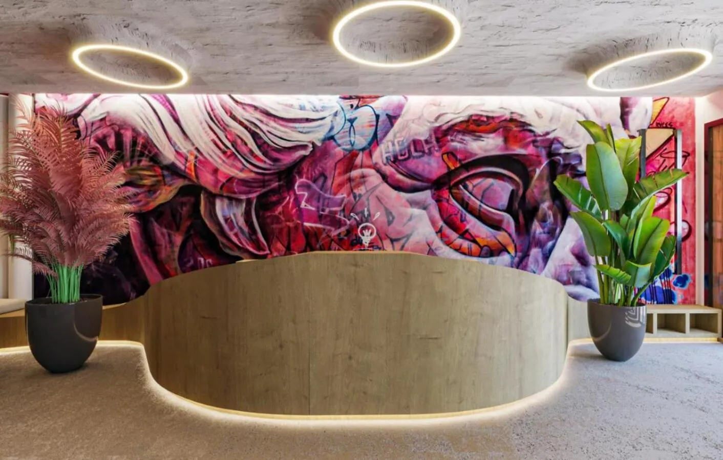 Lobby or reception in Asi Rooftop Hotel