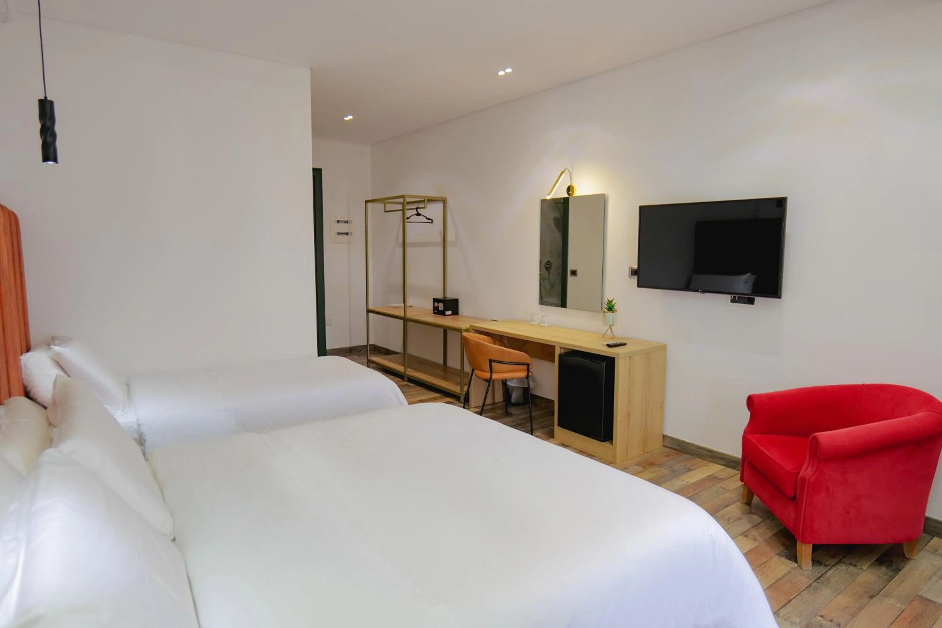 Bed in Asi Rooftop Hotel