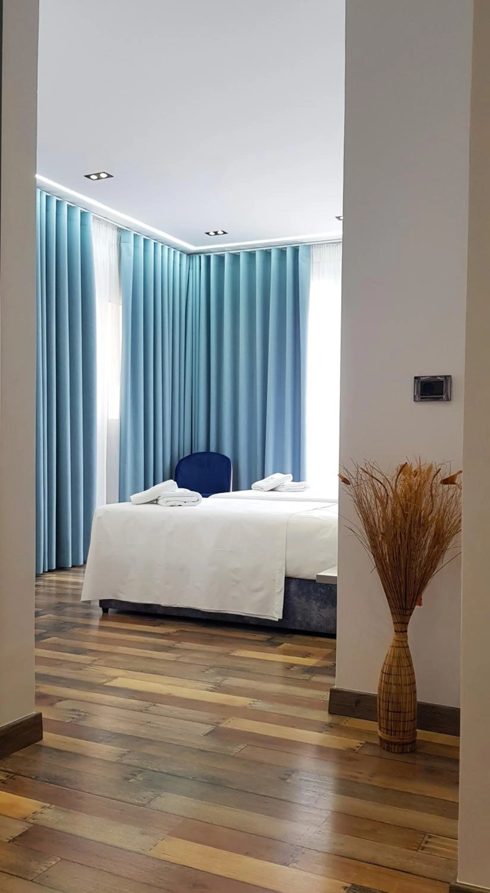 Bed in Asi Rooftop Hotel