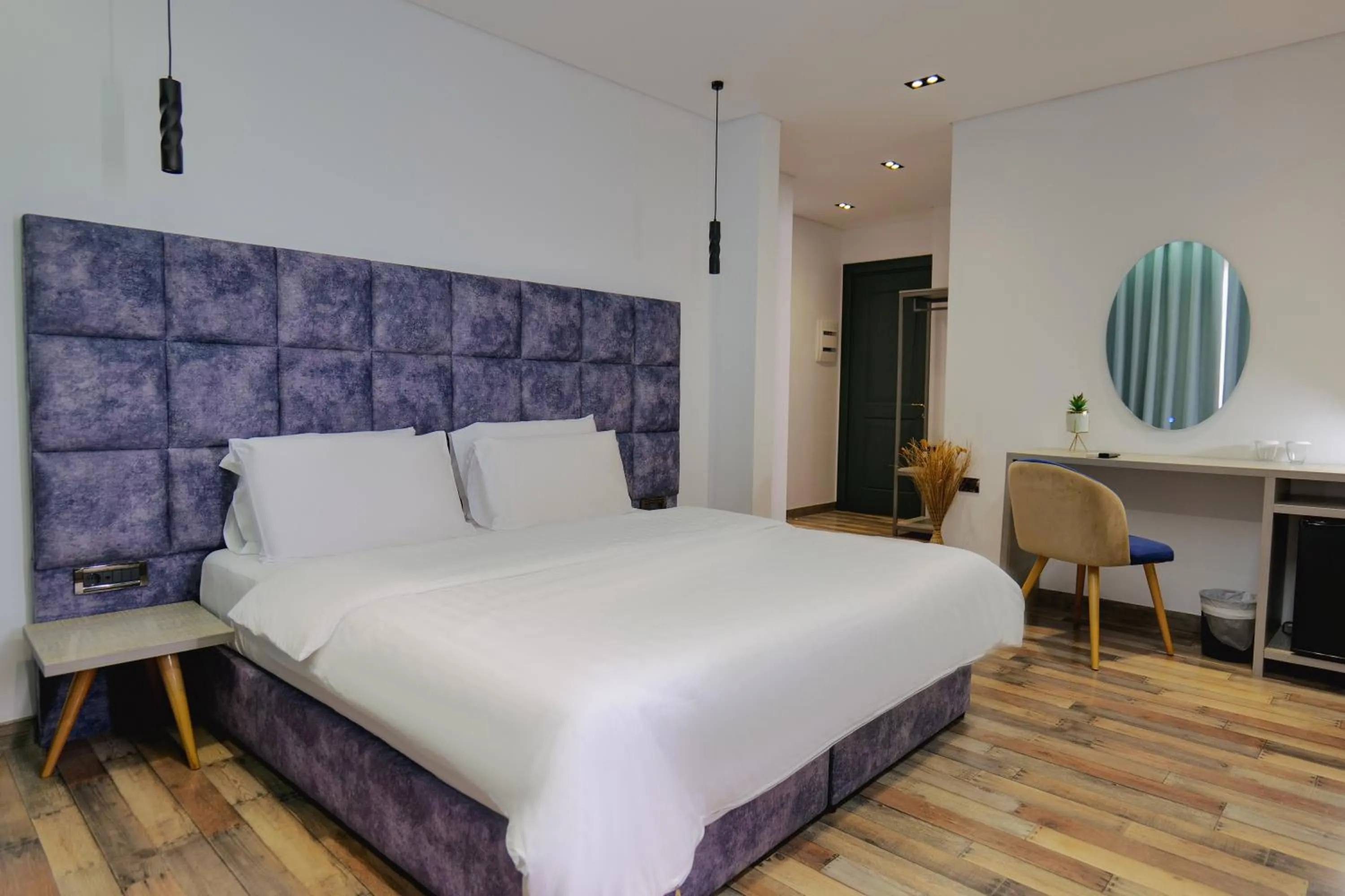 Bed in Asi Rooftop Hotel