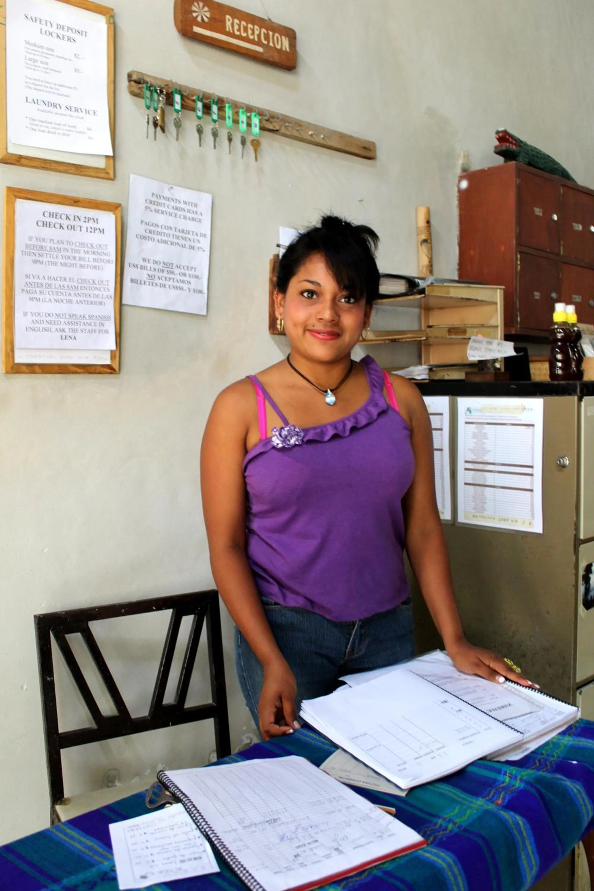 Staff in Ximenas Guest House