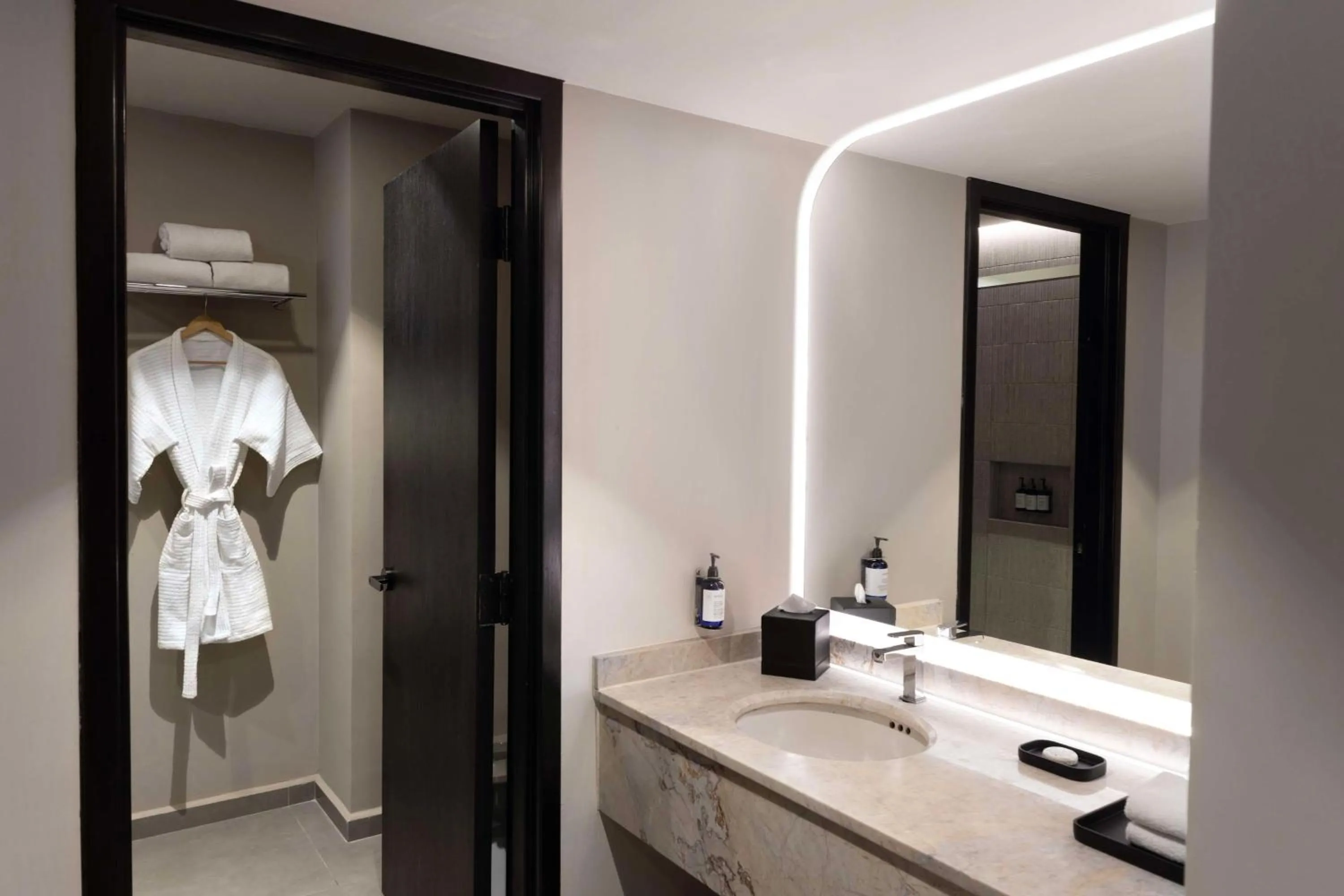 Bathroom in Hilton Mexico City Airport