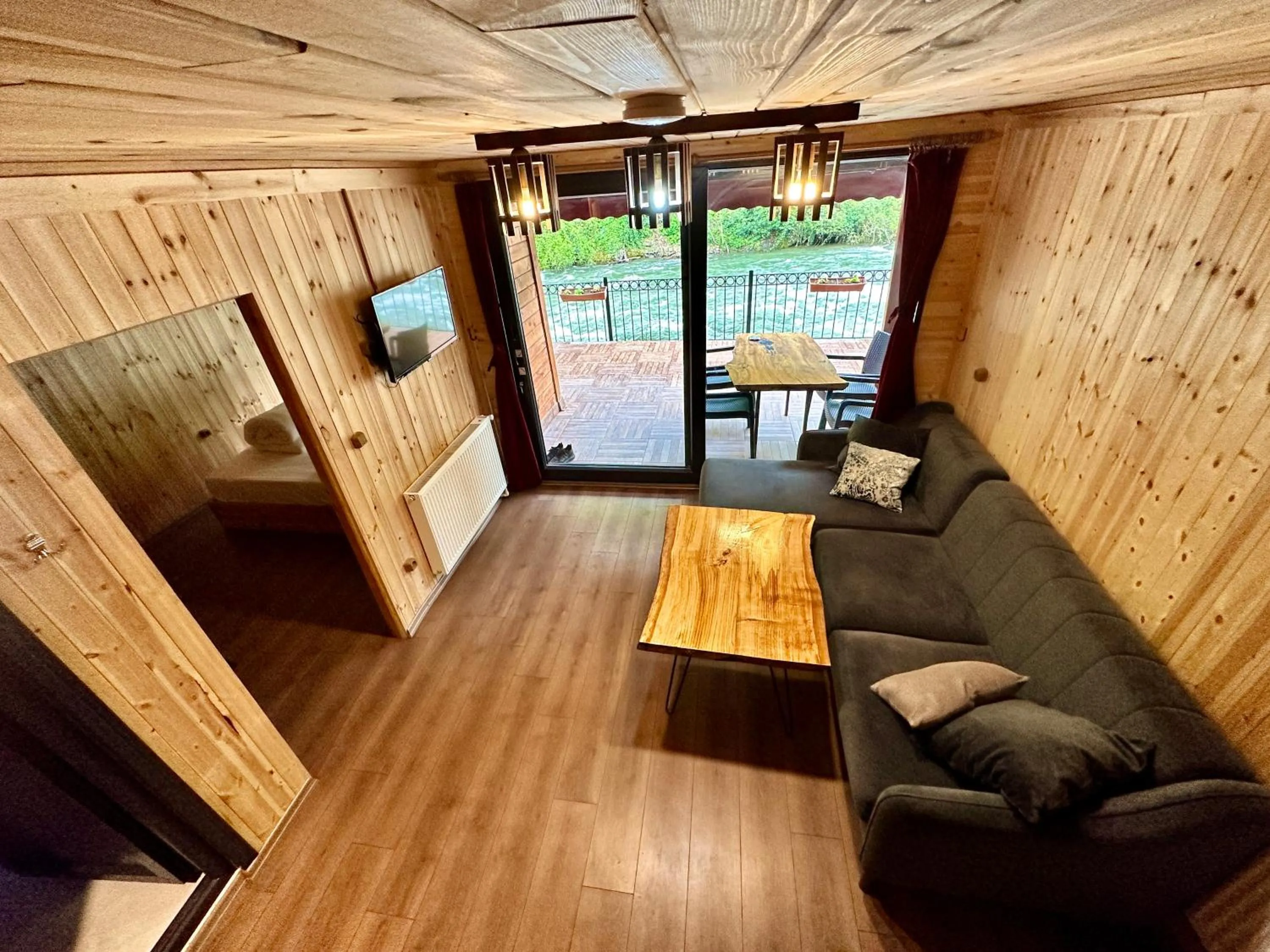 Seating area in TUVA VİLLA Bungalov