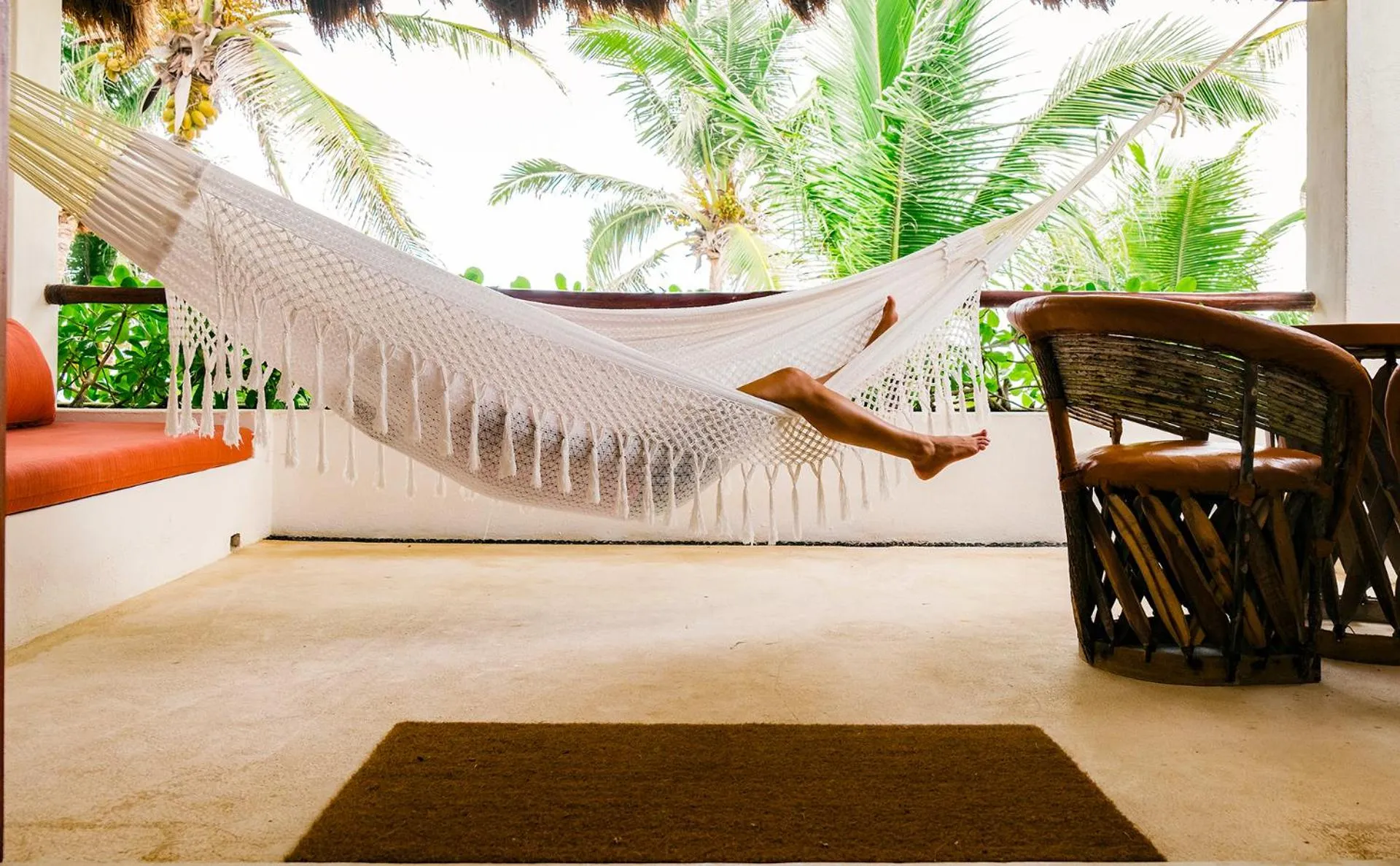 Patio in The Beach Tulum Hotel