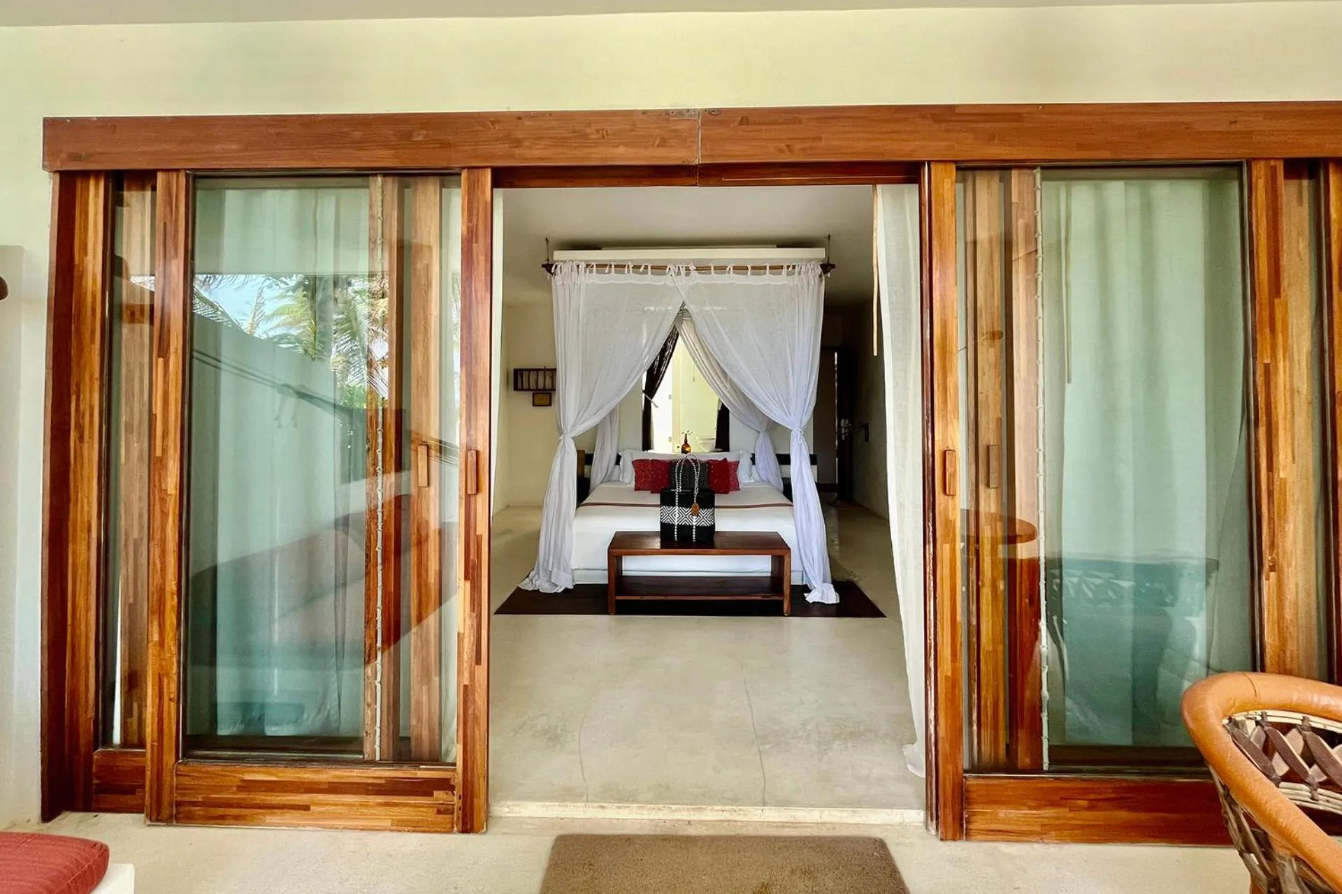 Bedroom in The Beach Tulum Hotel