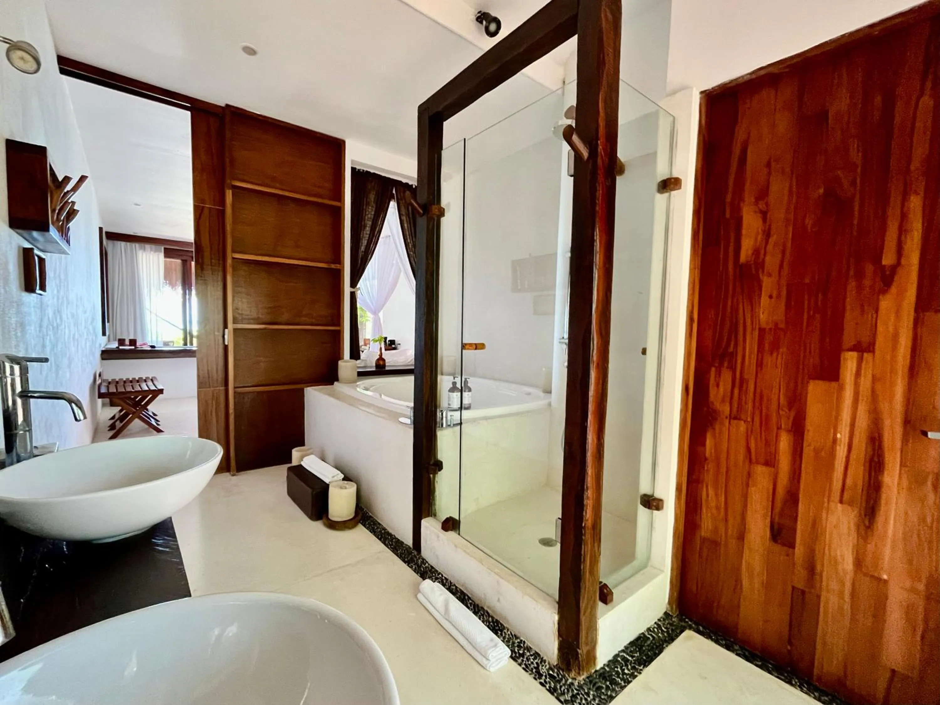 Shower in The Beach Tulum Hotel