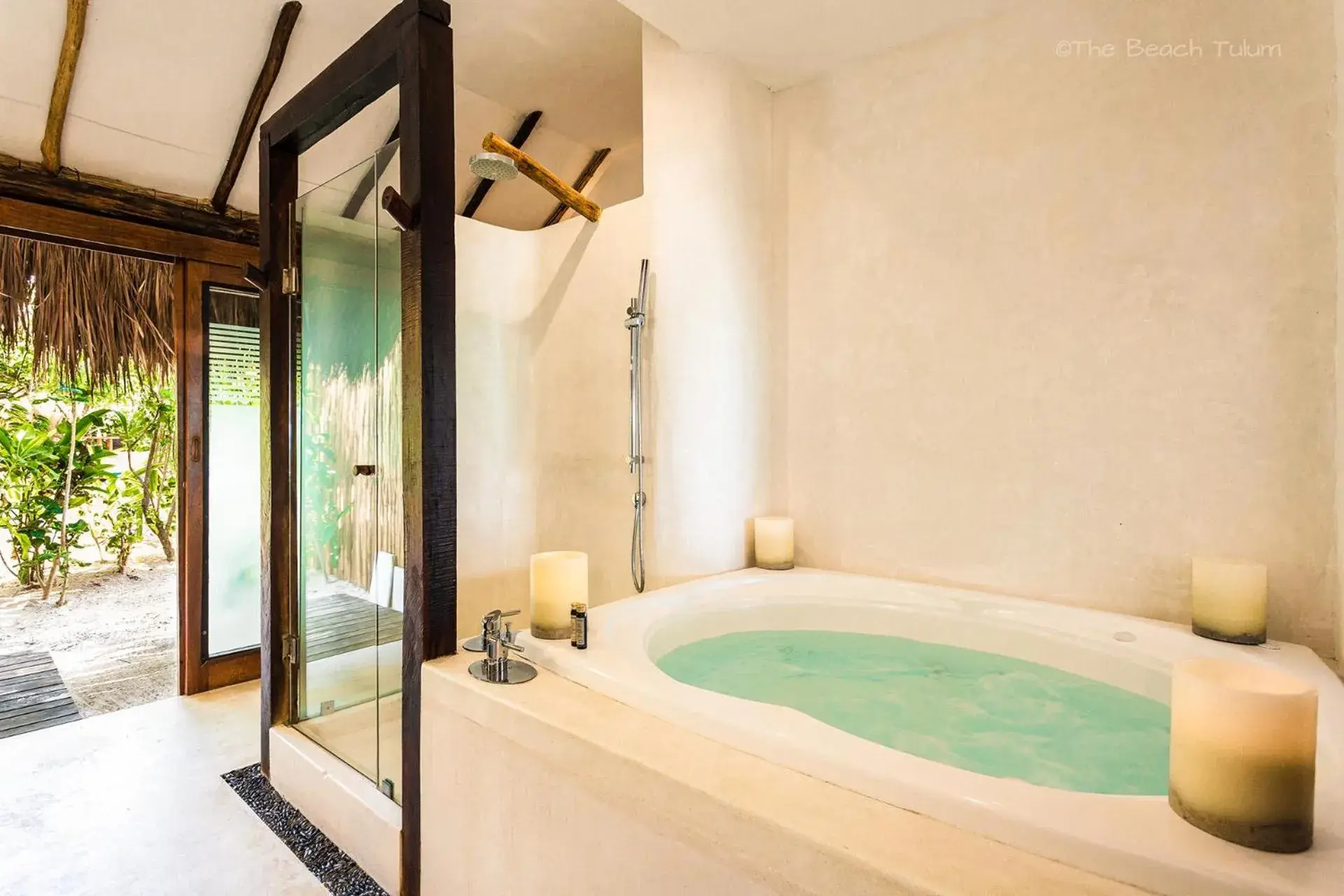 Bathroom in The Beach Tulum Hotel Bathroom in The Beach Tulum Hotel