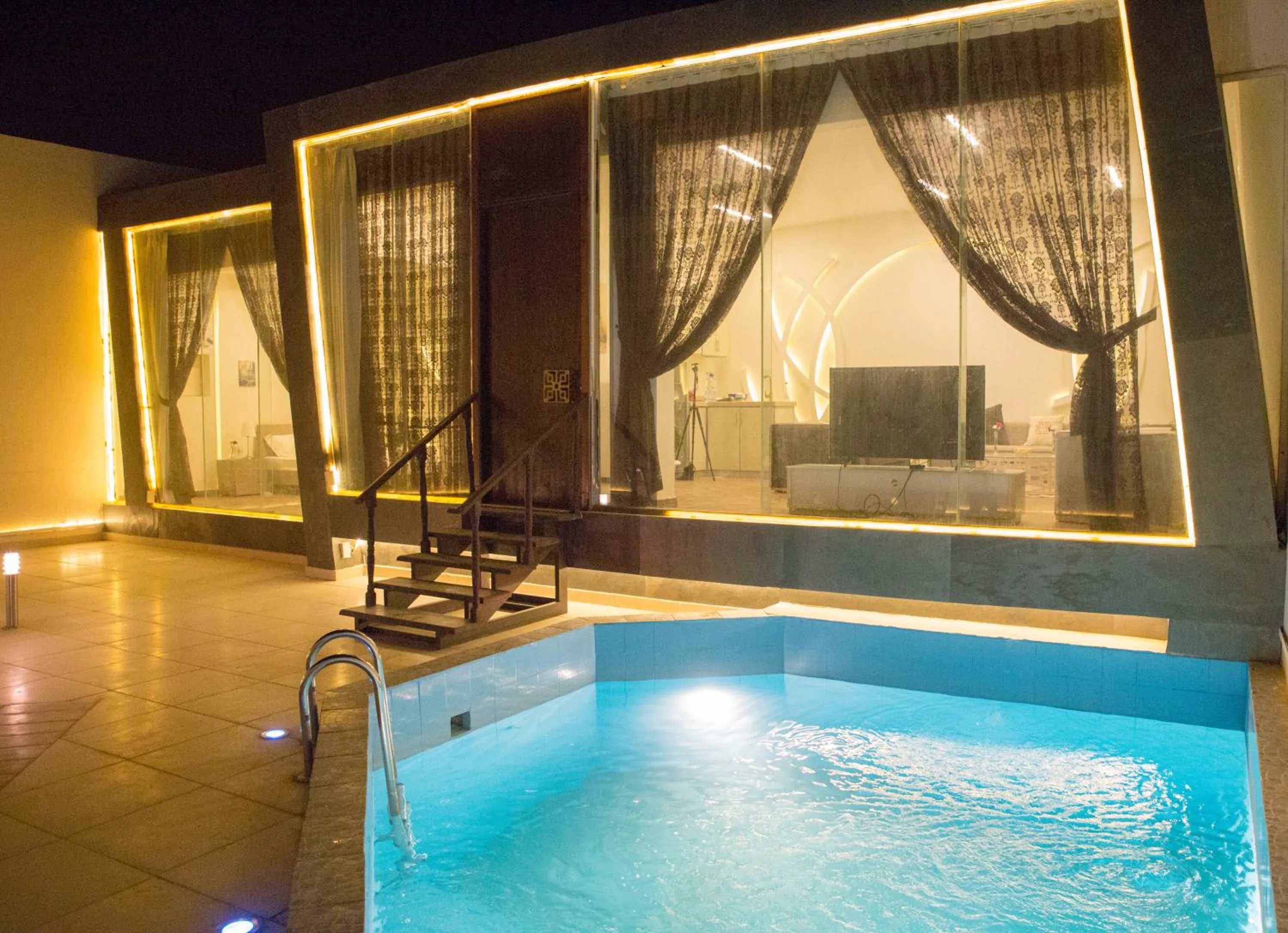 Swimming pool in Al Maqsd Chalets