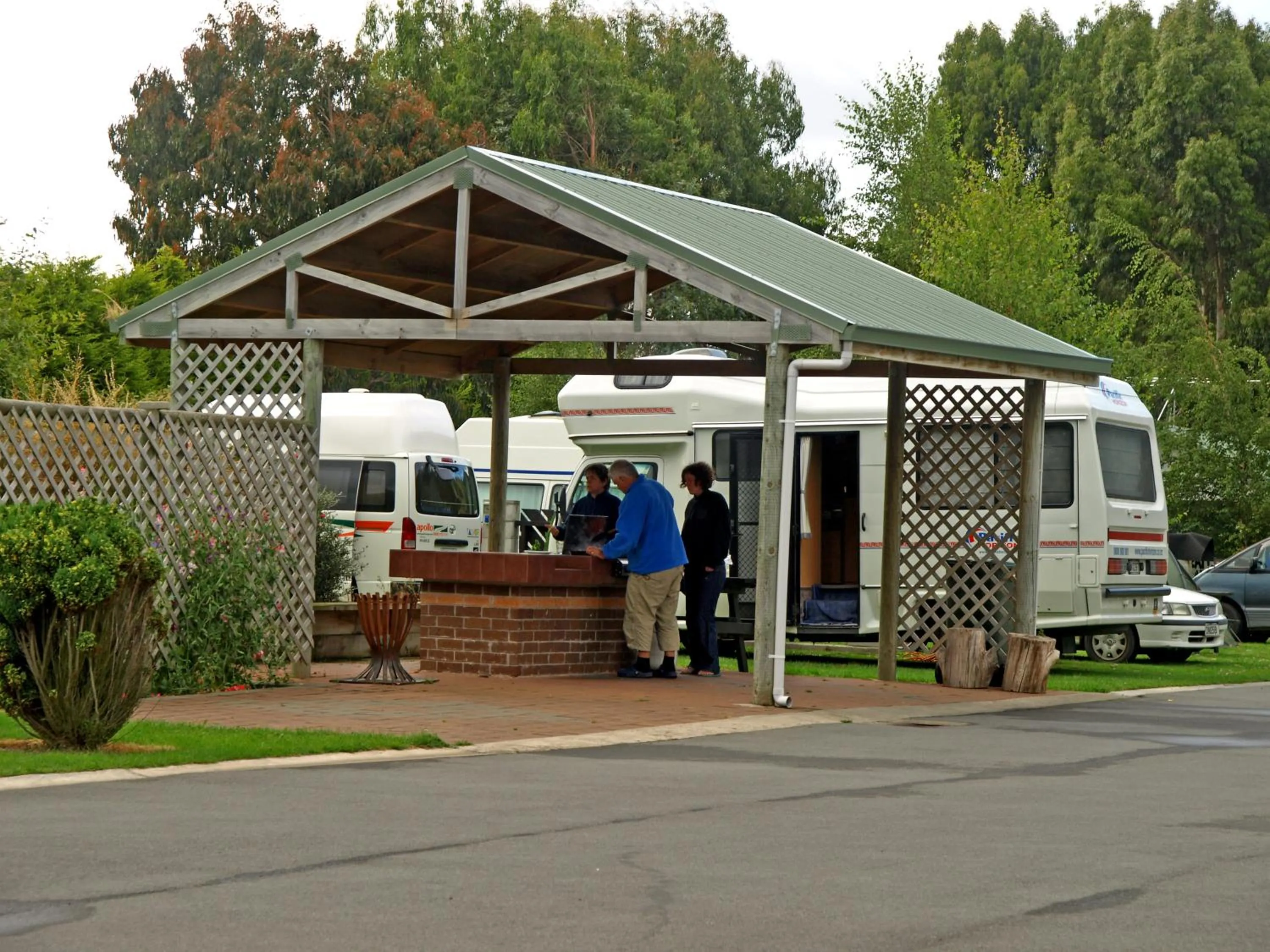 BBQ facilities in Invercargill Holiday Park & Motels