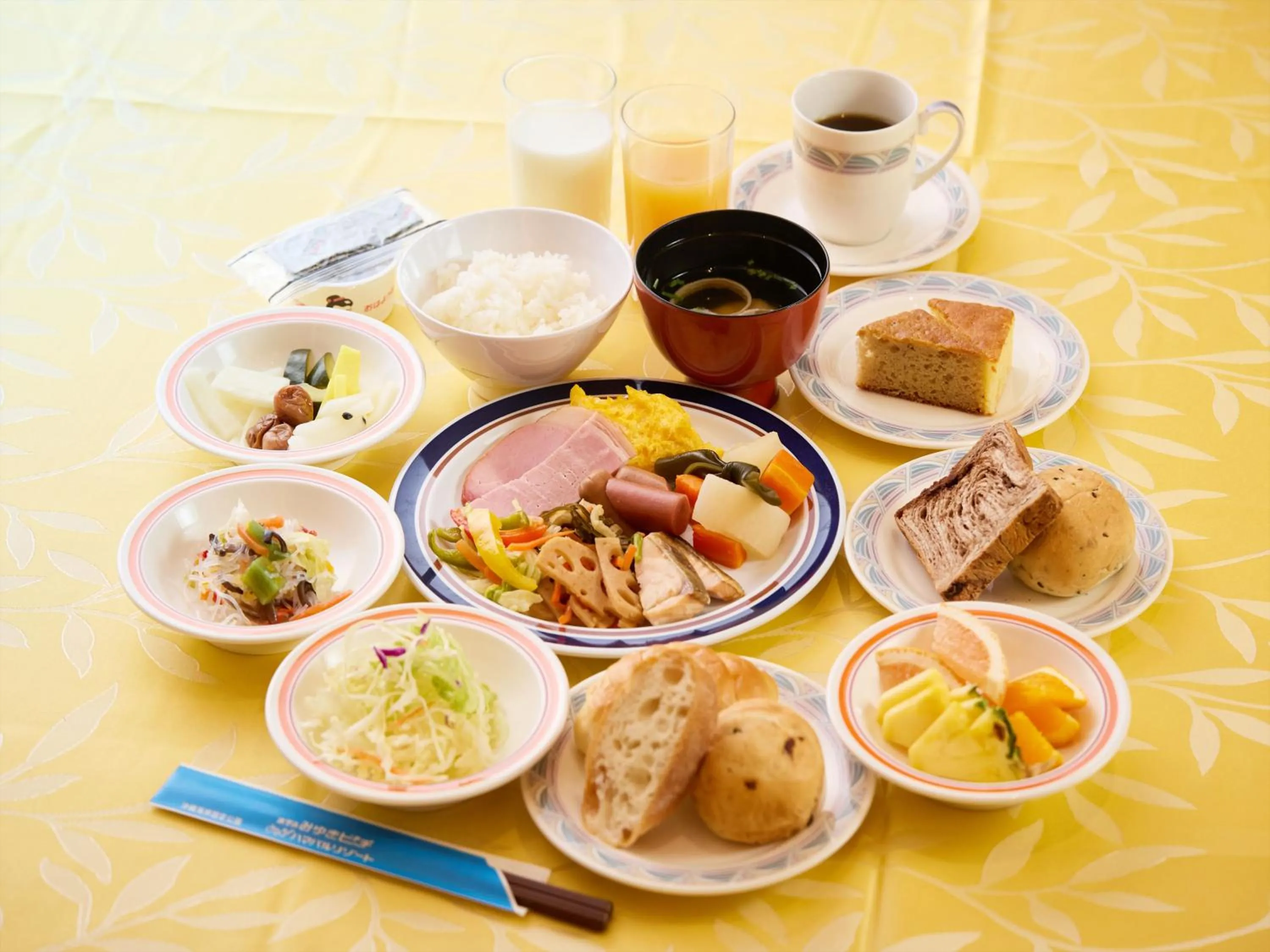 Breakfast in Hotel Miyuki Beach