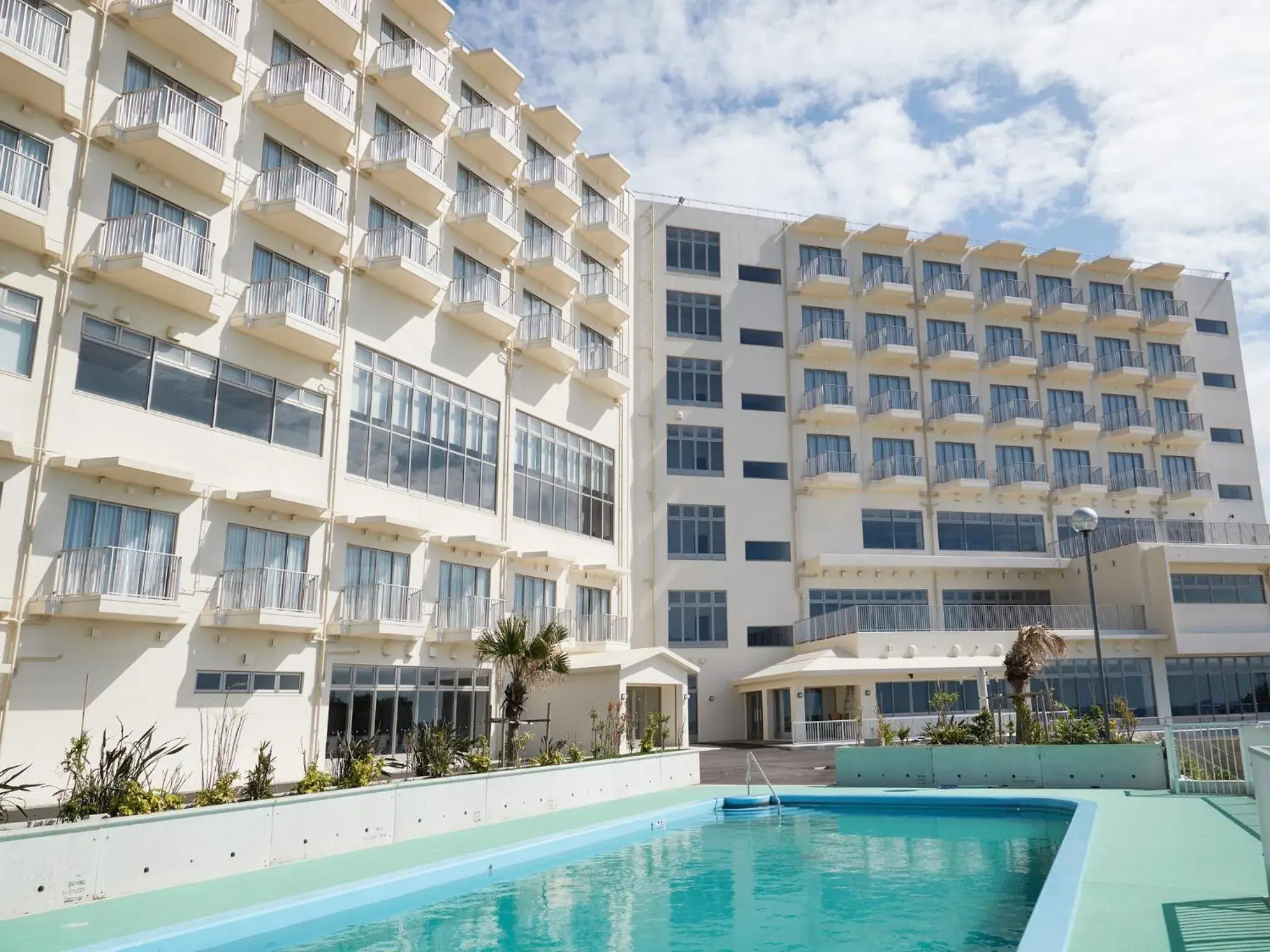 Property building in Hotel Miyuki Beach Property building in Hotel Miyuki Beach