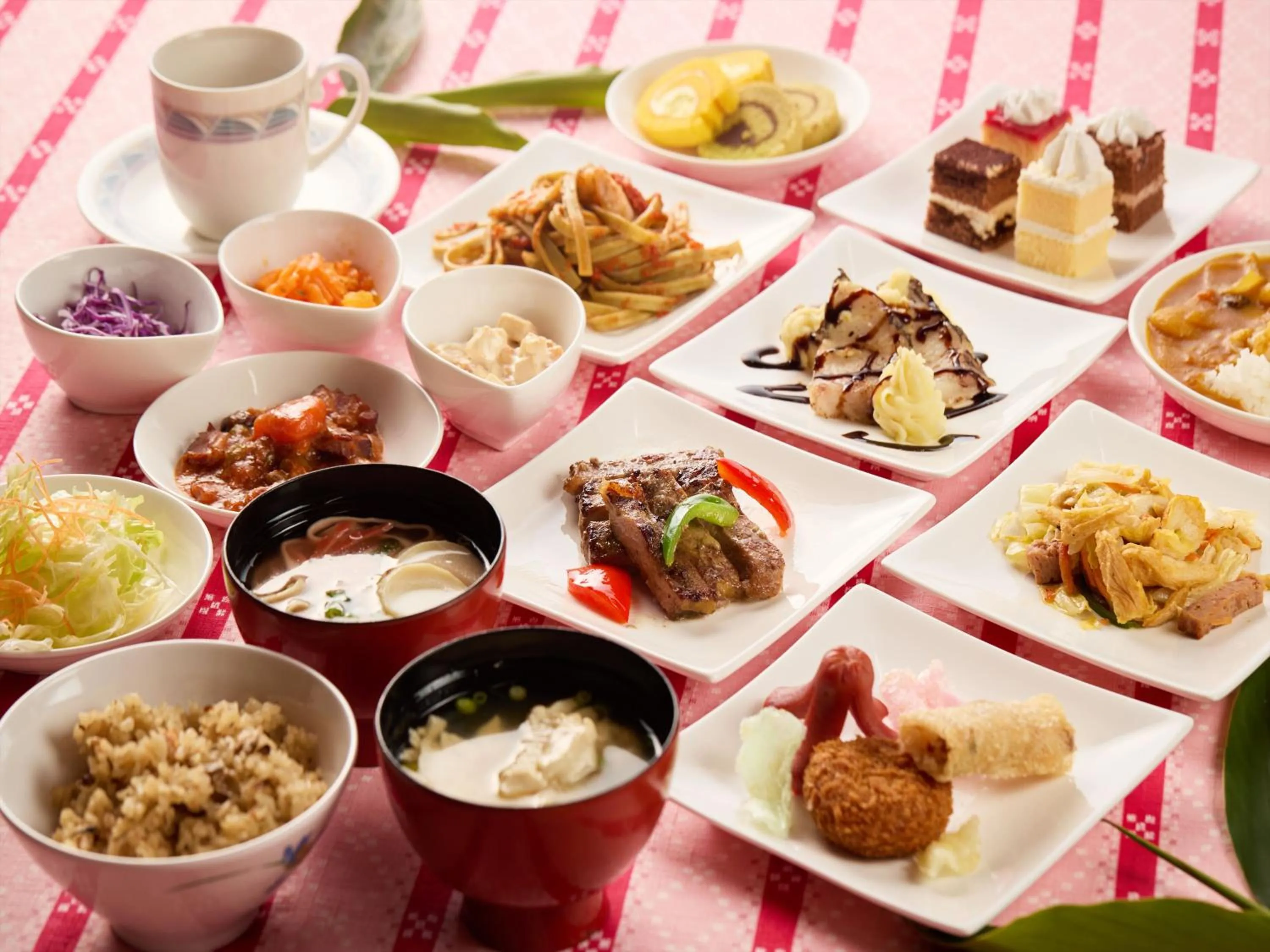 Dinner in Hotel Miyuki Beach