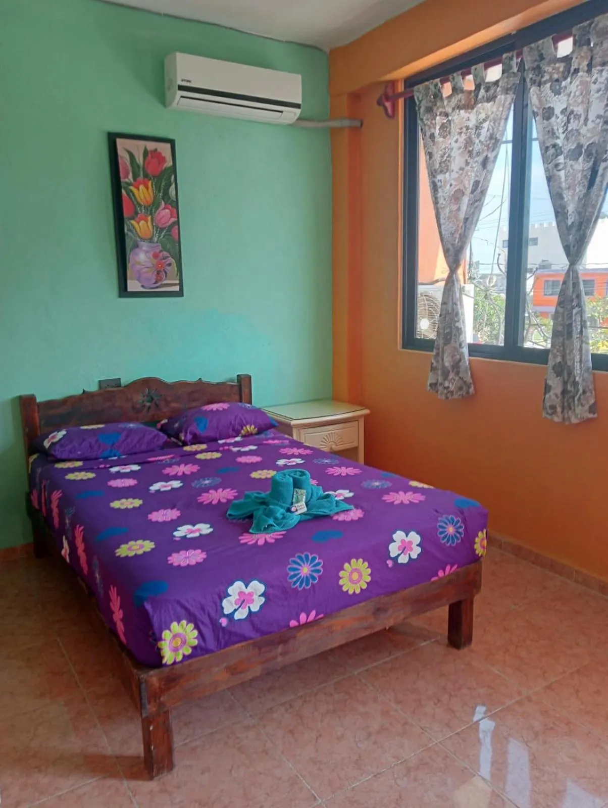 Bed in El Ultimo Maya