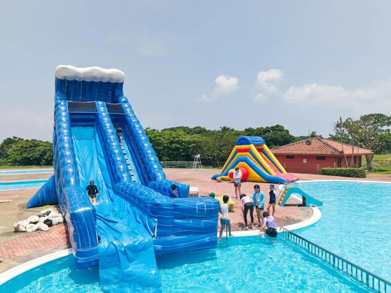 Swimming pool in The Yuinchi Hotel Nanjo Swimming pool in The Yuinchi Hotel Nanjo