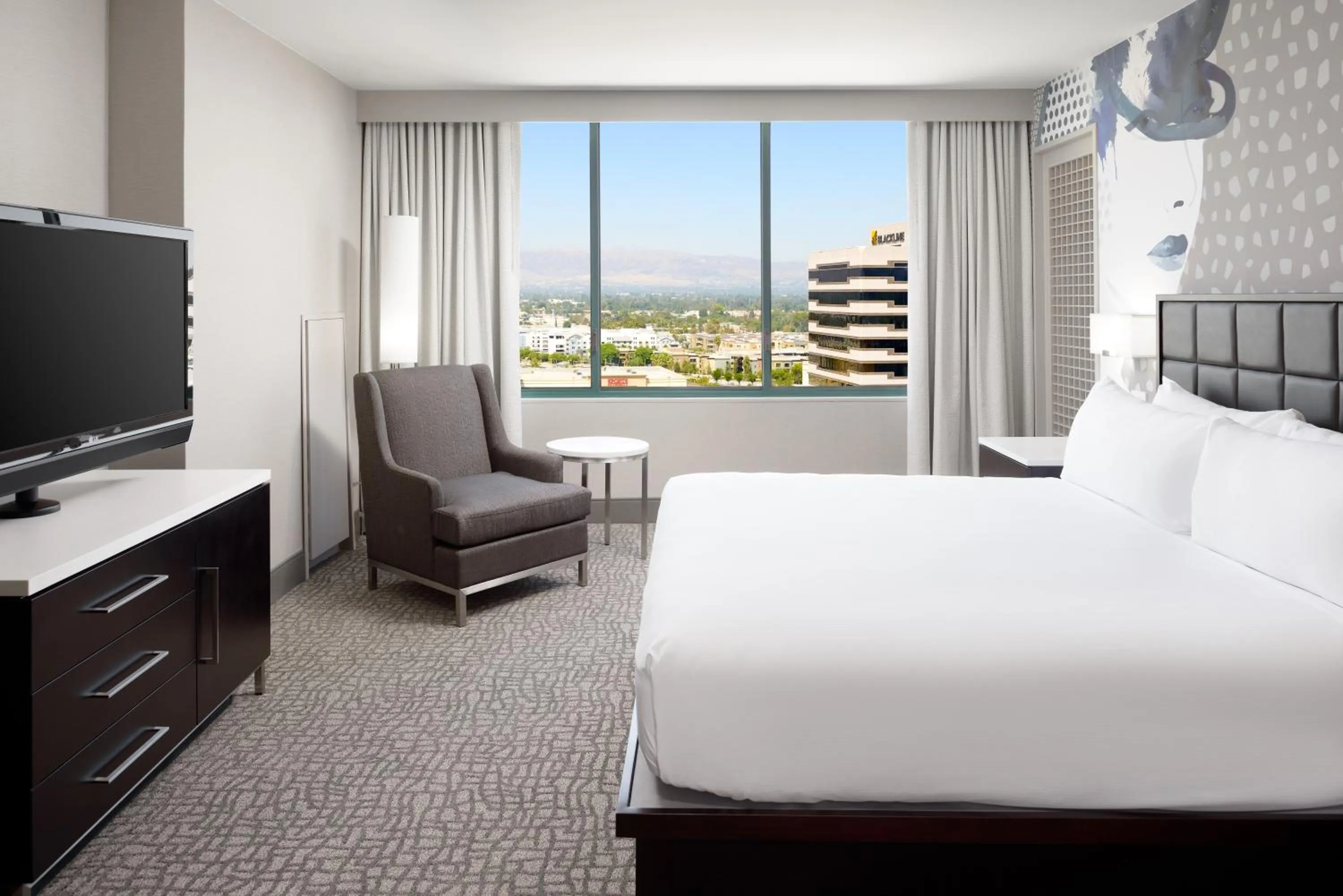 Photo of the whole room, Bed in Hilton Woodland Hills/ Los Angeles