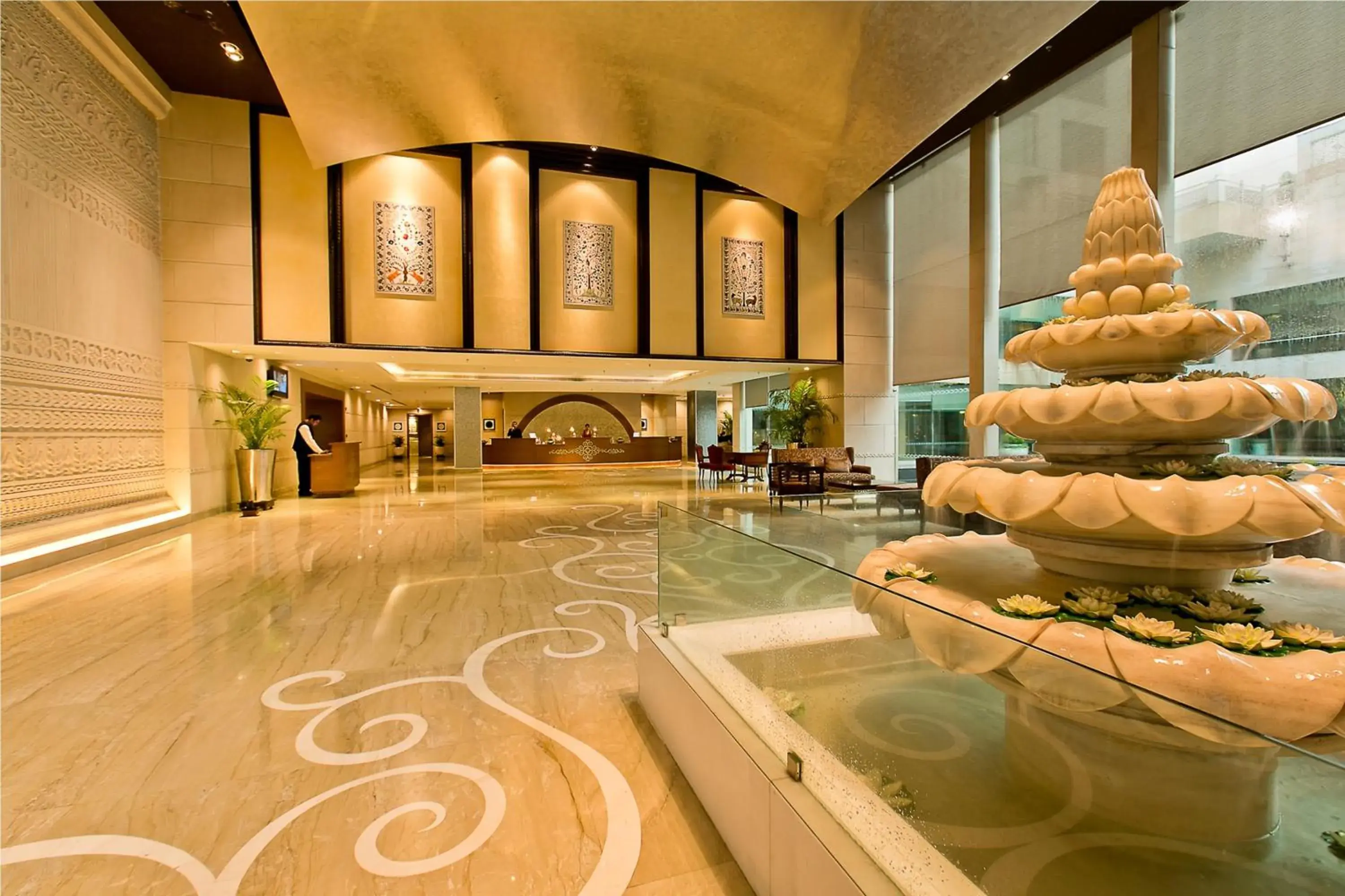 Lobby or reception in The Lalit Jaipur Lobby or reception in The Lalit Jaipur