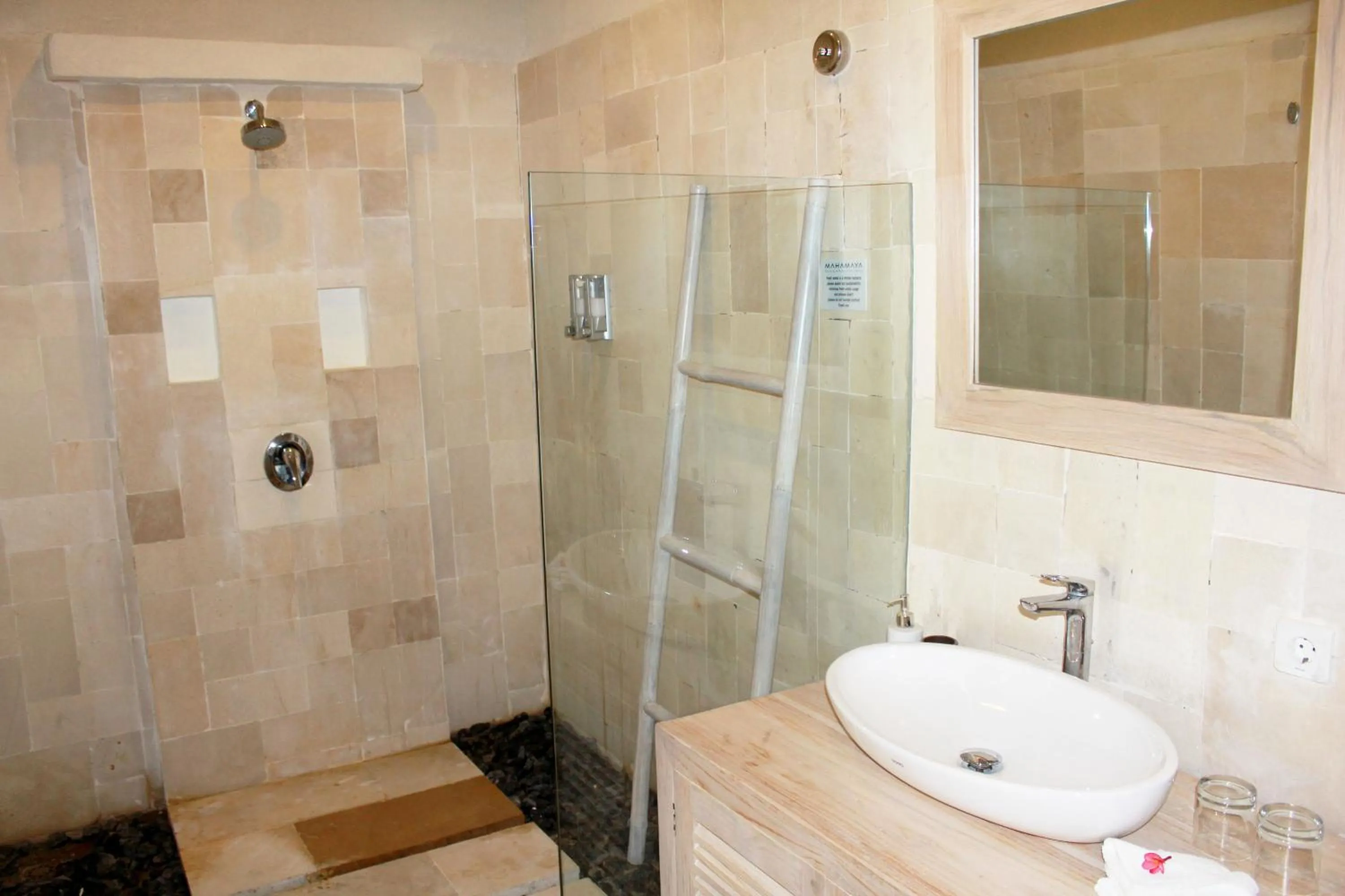 Shower in MAHAMAYA Gili Meno